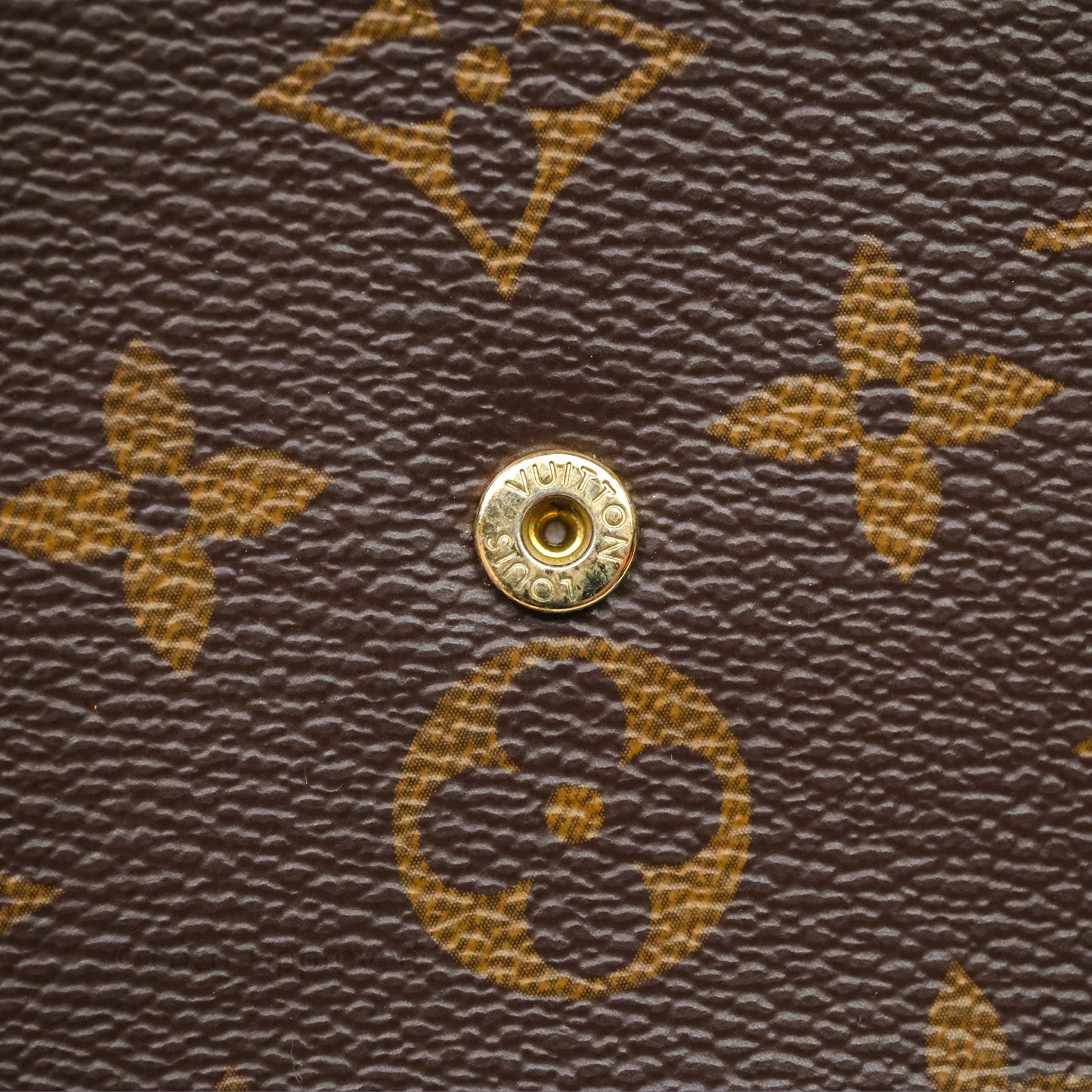 Louis Vuitton Félicie Pochette Clutch Monogram Canvas Gold Hardware