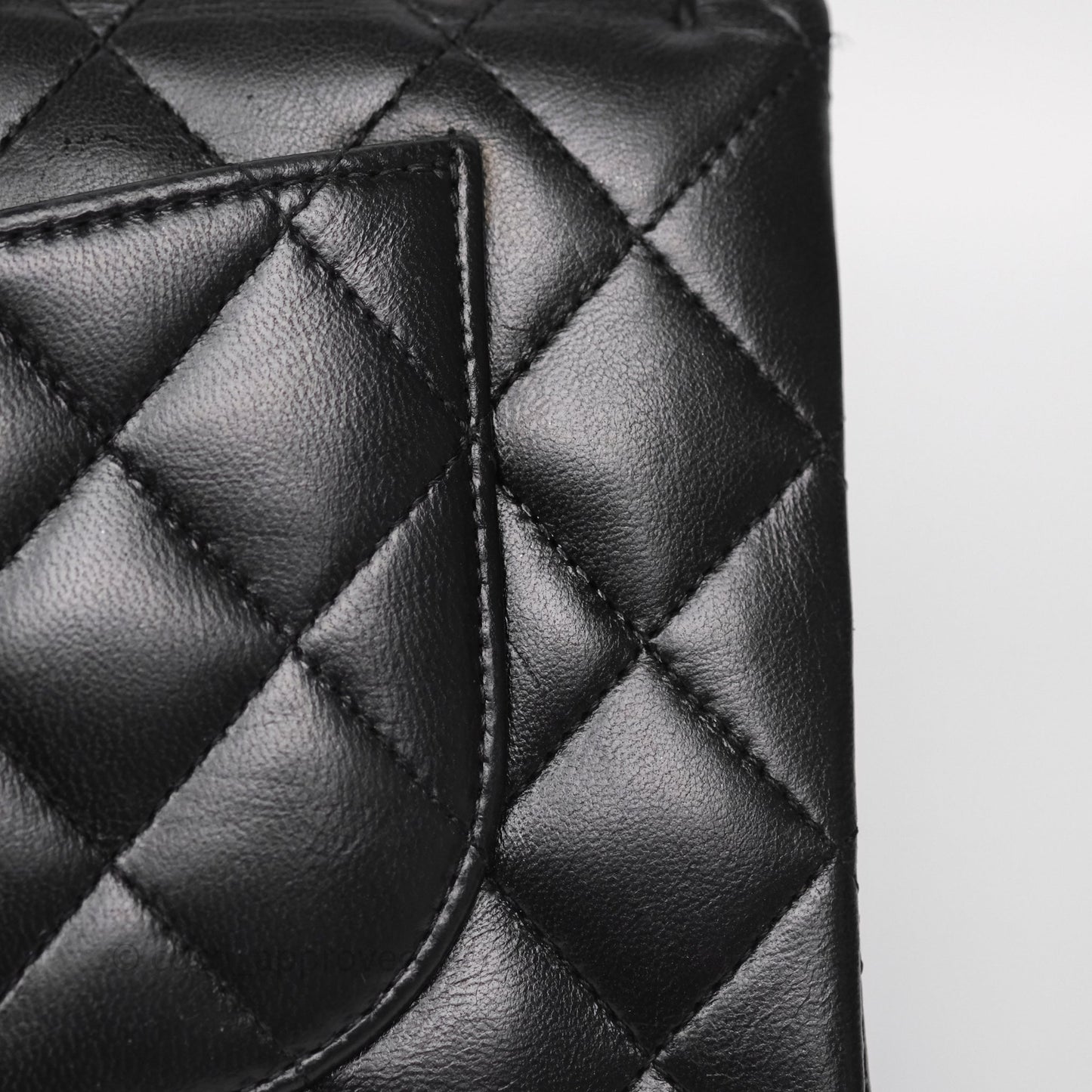 Chanel Small Classic Flap Quilted Black Lambskin Gold Hardware