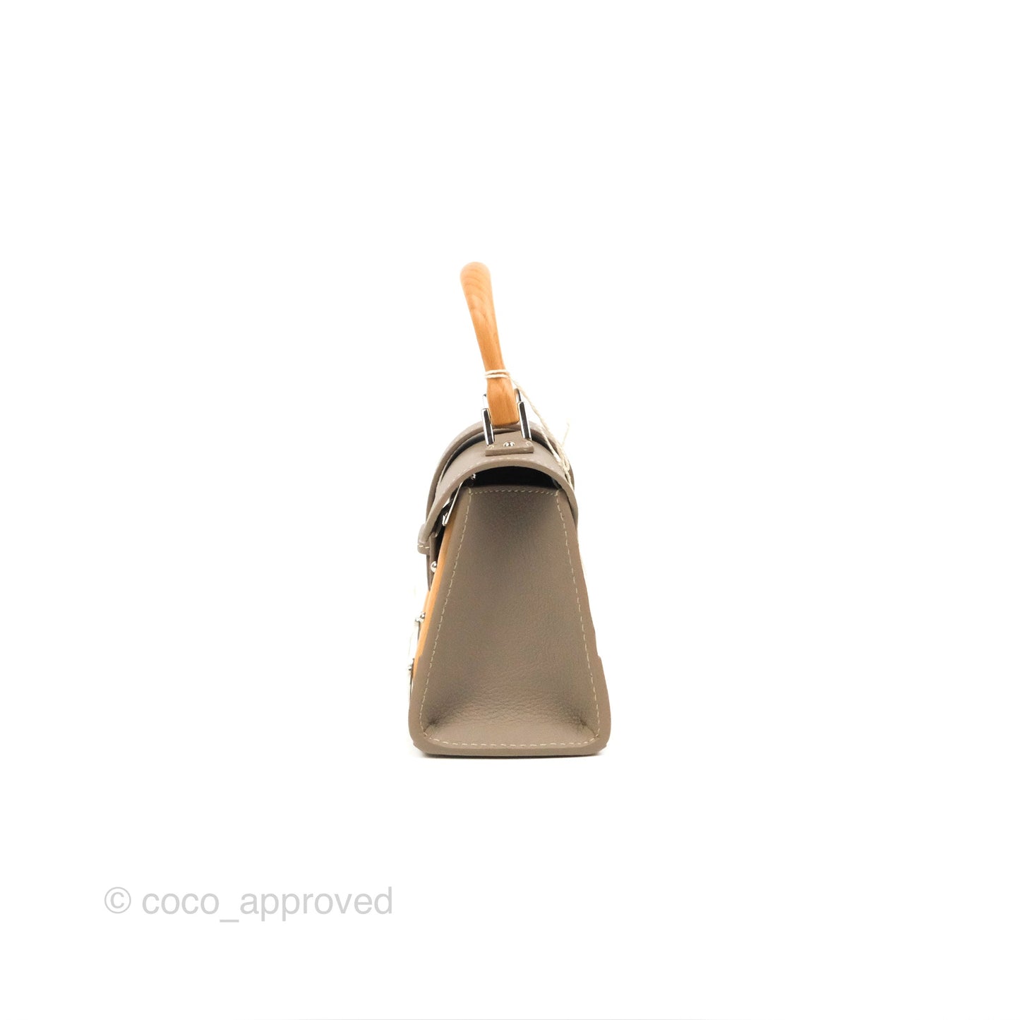 Goyard Saïgon Structuré Nano Bag Grege Silver Hardware