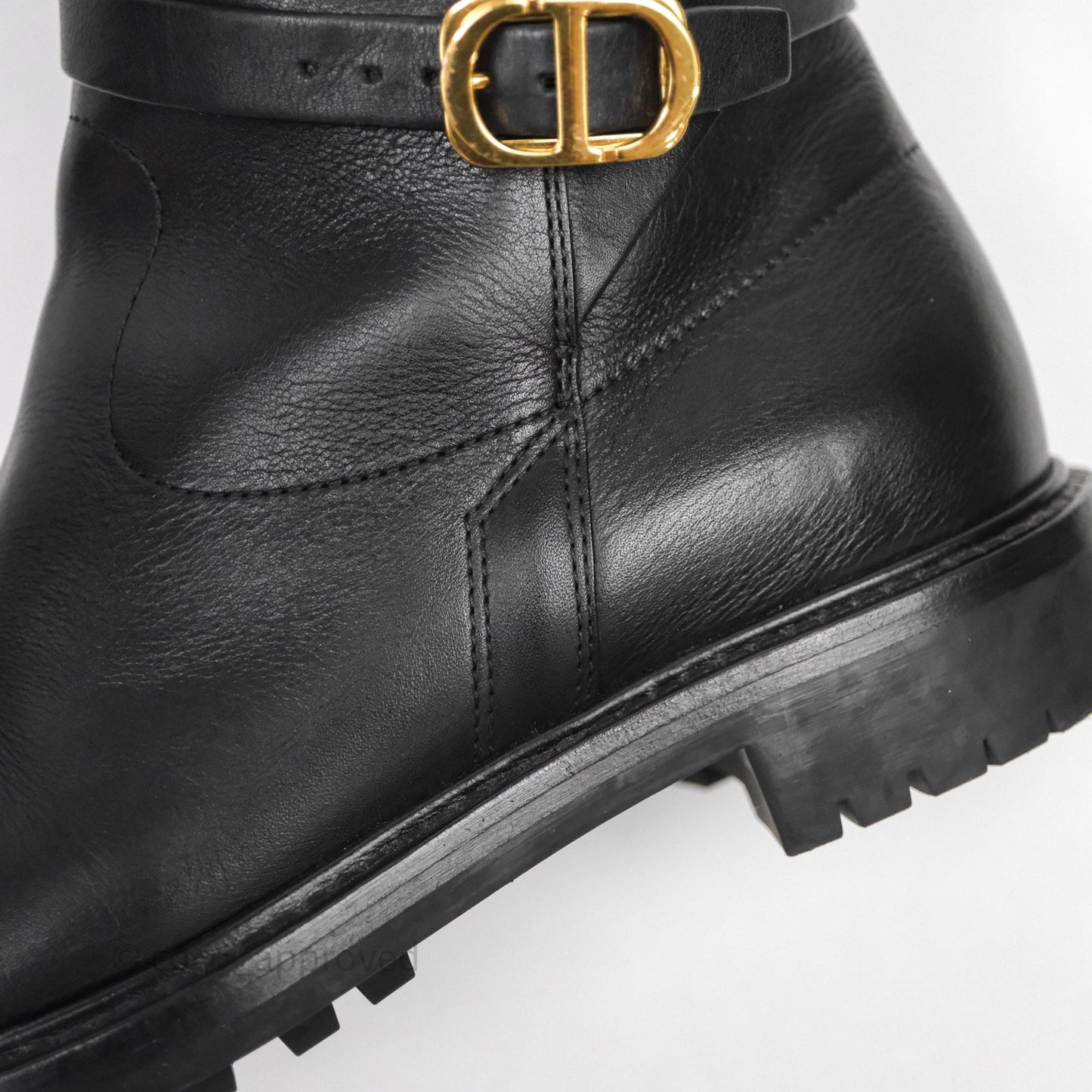 Christian Dior Empreinte Ankle Boot Black Calfskin