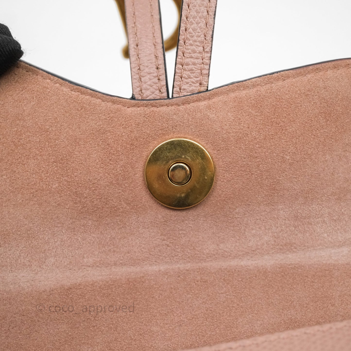 Christian Dior Saddle Belt Pouch Dusty Pink Matte Calfskin Gold Hardware