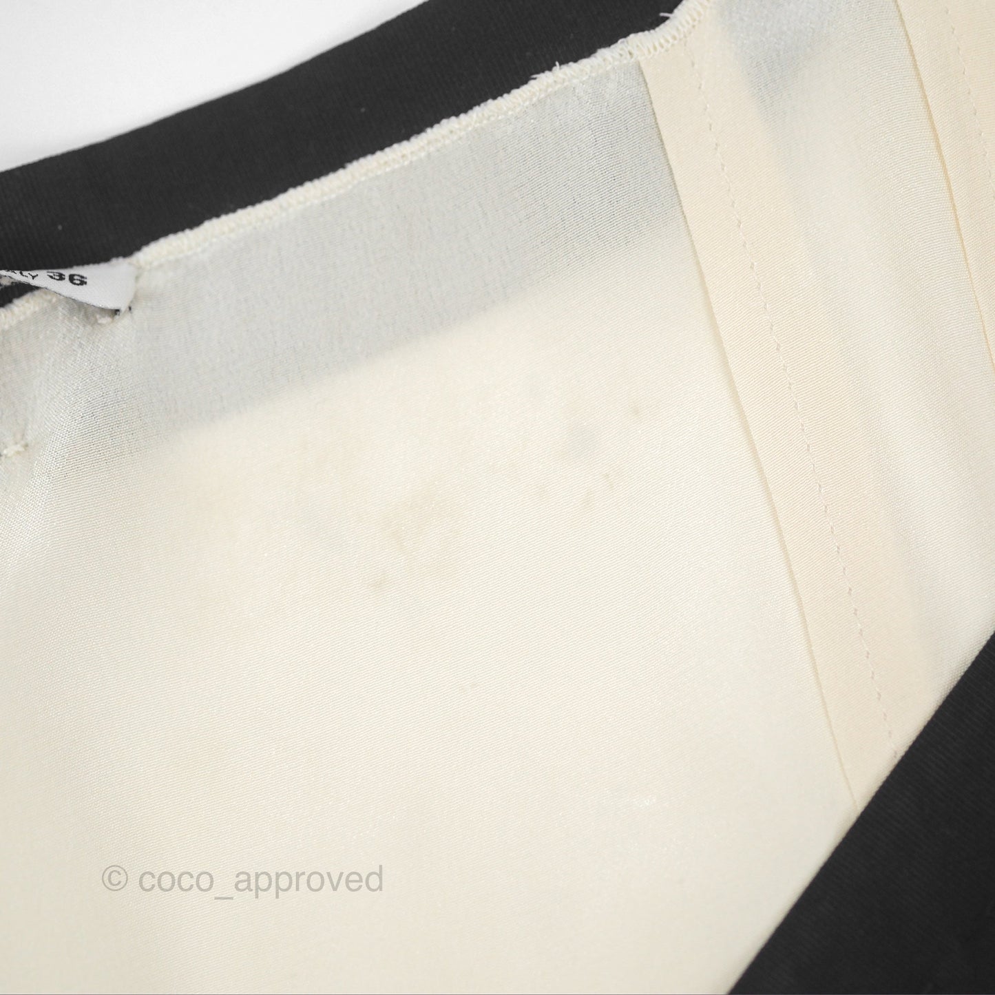 Miu Miu Sleeveless Ruffle Dress Black/ White