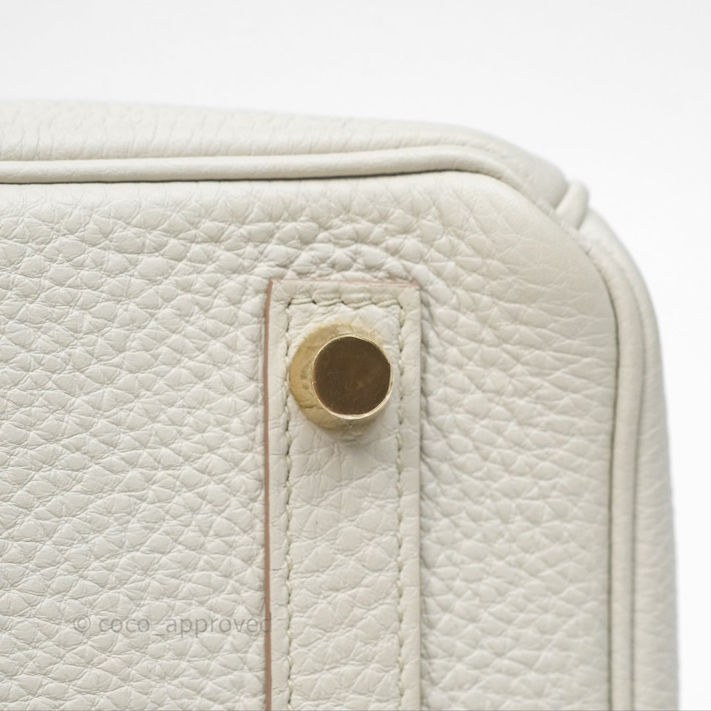 Hermès Birkin 25 Retourne Beton Togo Gold Hardware