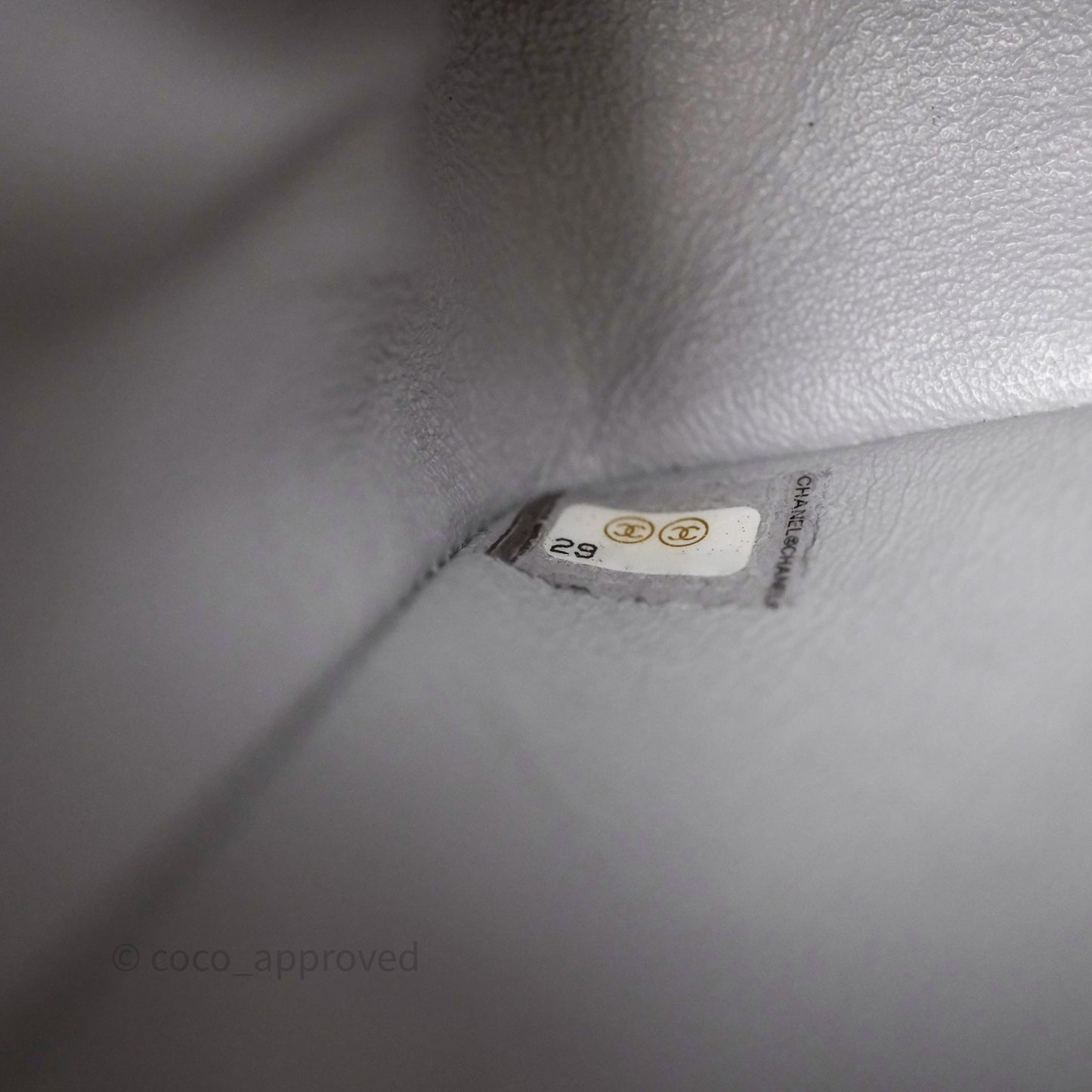 Chanel Mini Reissue 224 Grey Aged Calfskin Aged Gold Hardware