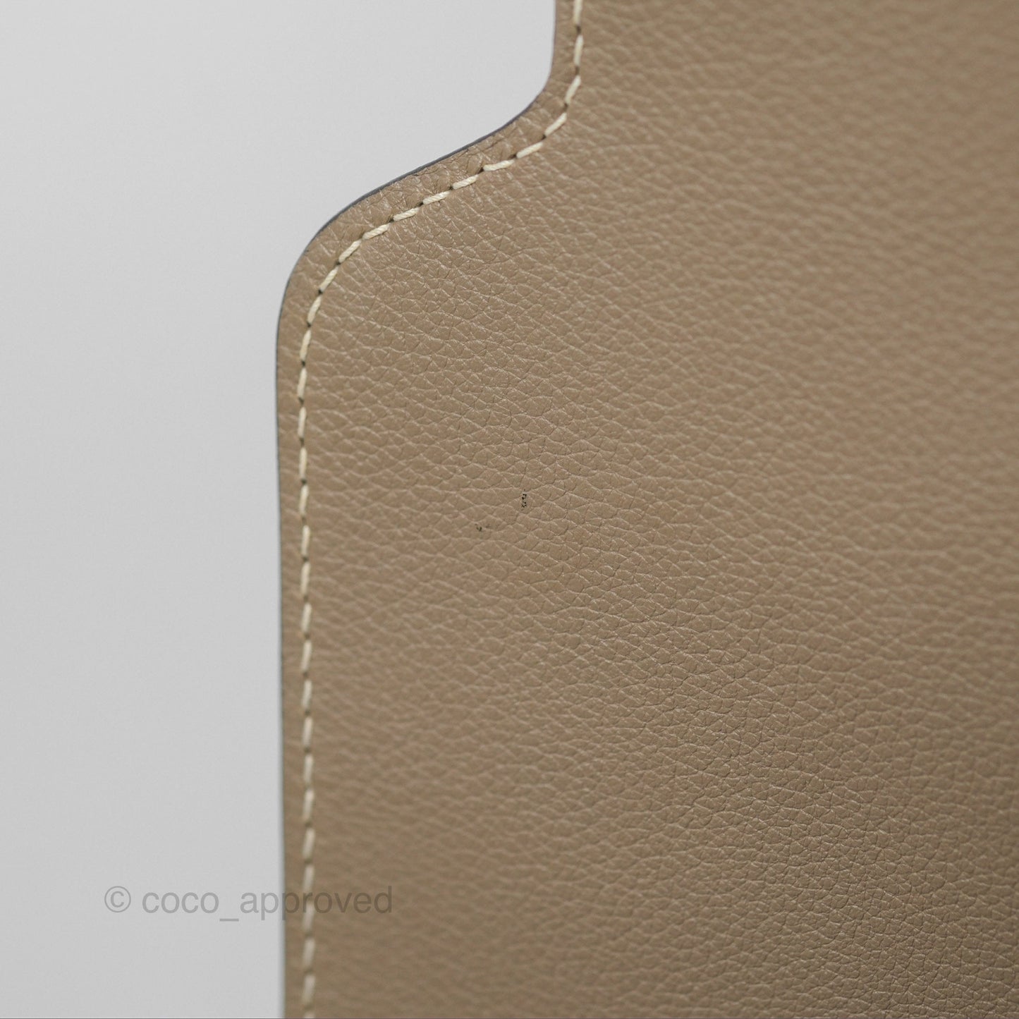 Hermès Roulis 23 Etoupe Evercolor Palladium Hardware
