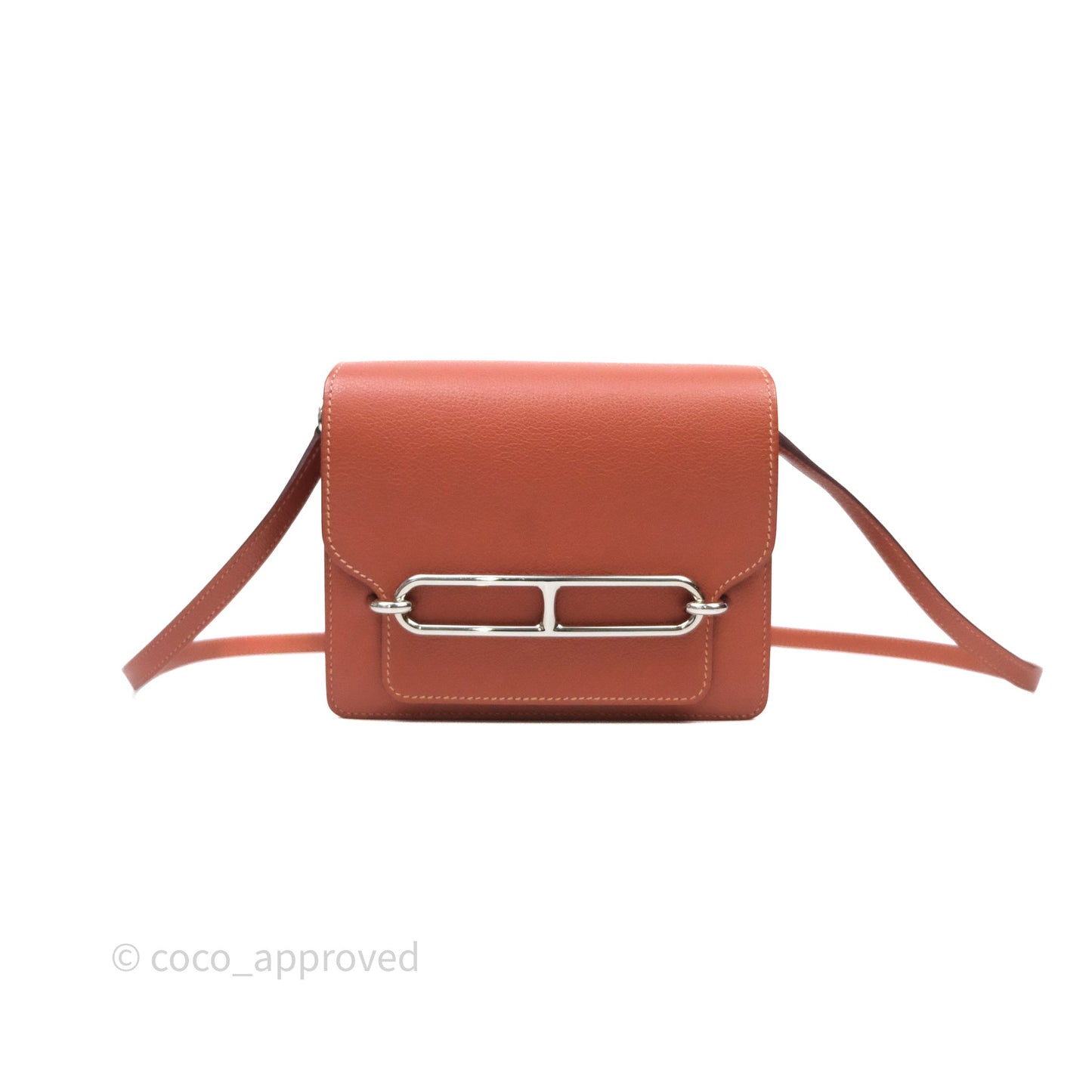 Hermès Roulis Mini 18 Evercolor AH Brush/ Rose Jaipur T5 Palladium Hardware