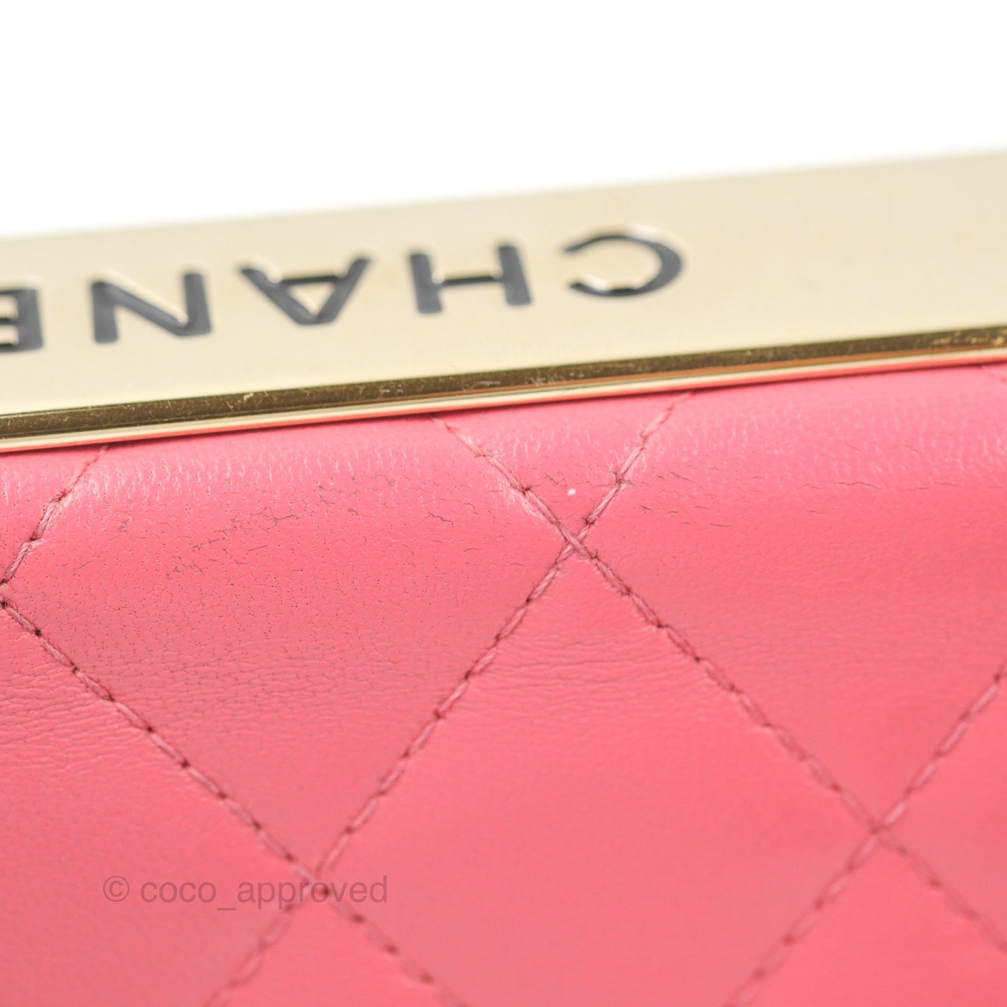 Chanel Trendy CC WOC Pink Lambskin Gold Hardware