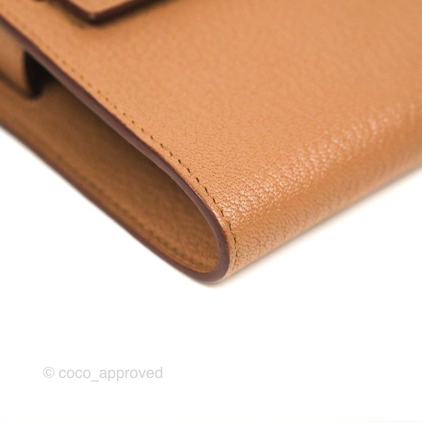 Hermès Kelly To Go Wallet Quebracho Chevre Mysore Gold Hardware