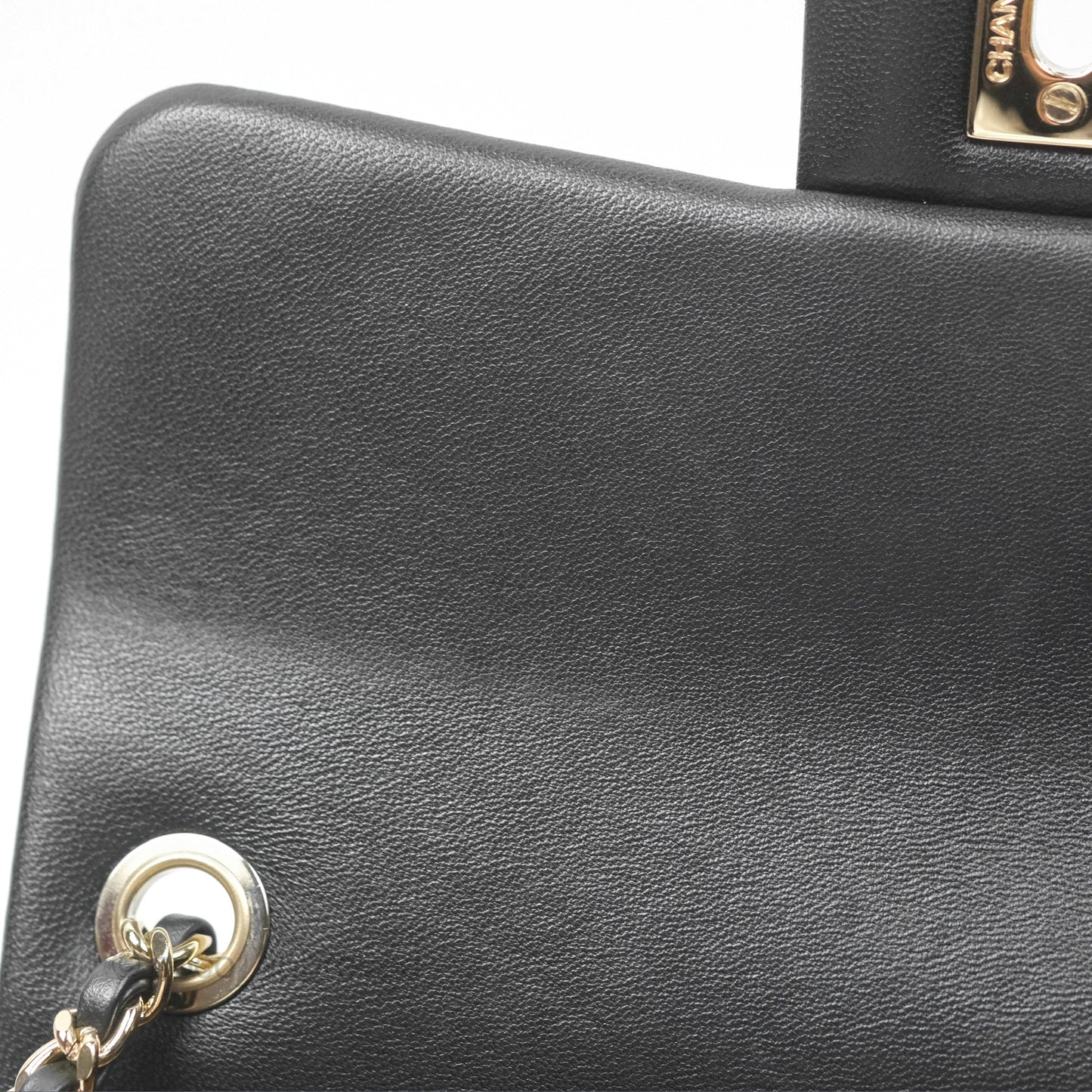 Chanel Ball Crush Mini Rectangular Black Lambskin Gold Hardware 23C