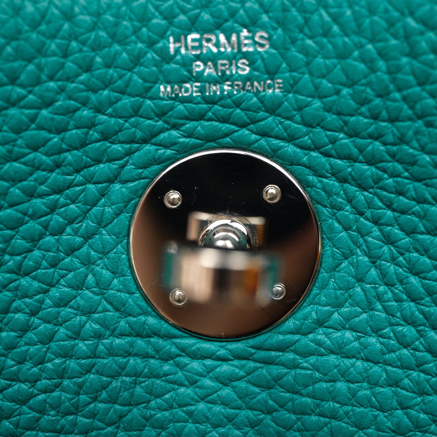 Hermès Lindy 26 Vert Verone U1 Clemence Palladium Hardware
