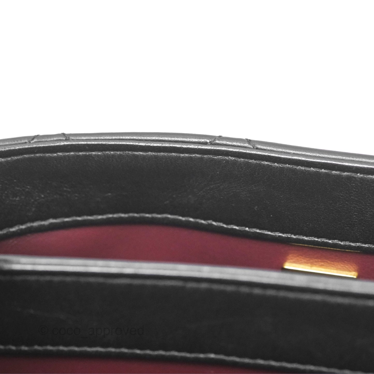 Chanel Small Trendy CC Black Lambskin Gold Hardware