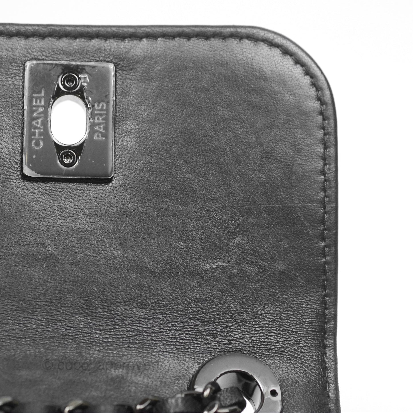 Chanel Mini Trendy CC Clutch With Chain Quilted So Black Lambskin