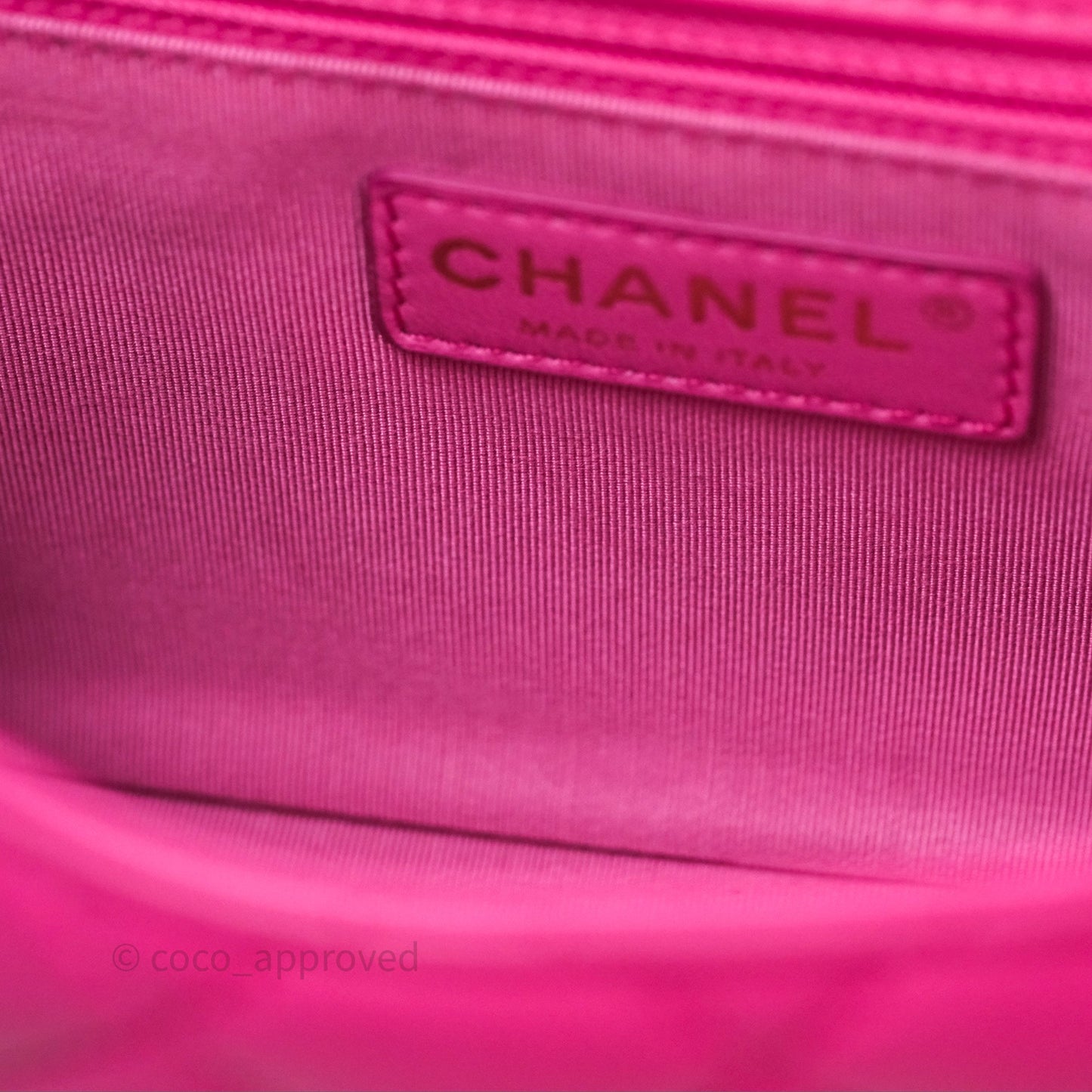 Chanel Quilted Mini Mademoiselle Chic Flap Dark Pink Lambskin Aged Gold Hardware