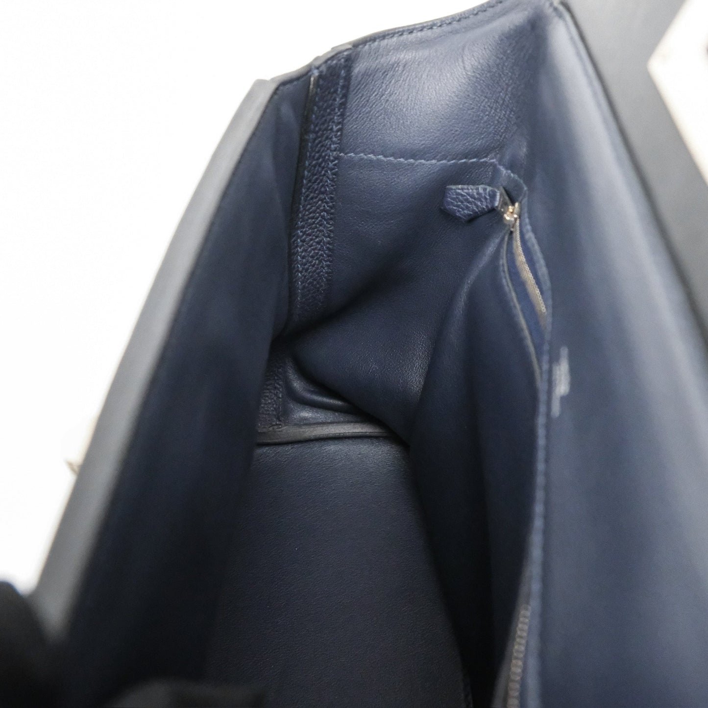 Hermès 24/24 29 Bleu Nuit 2Z / Noir Black 89 Togo/Swift Palladium Hardware