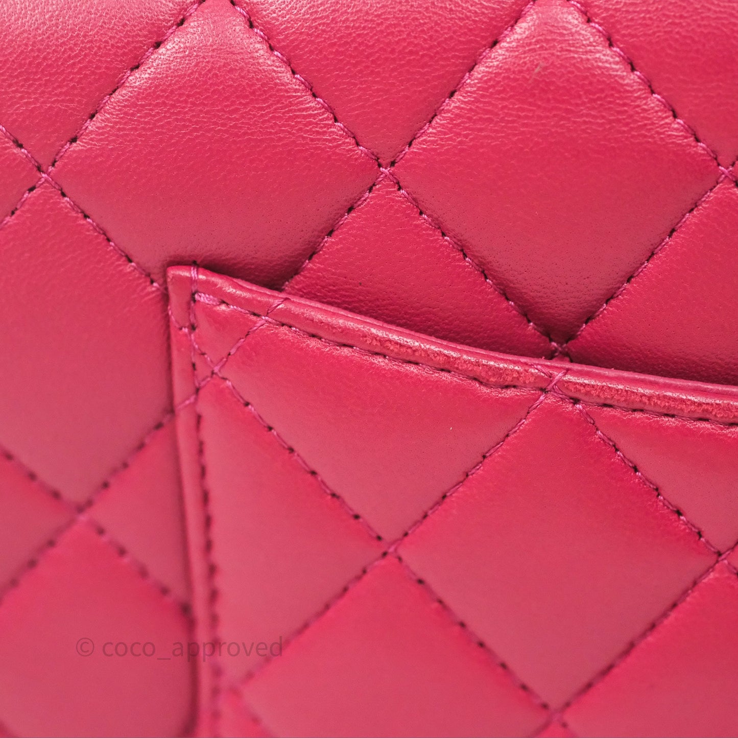 Chanel Top Handle Mini Rectangular Flap Red Lambskin Aged Gold Hardware