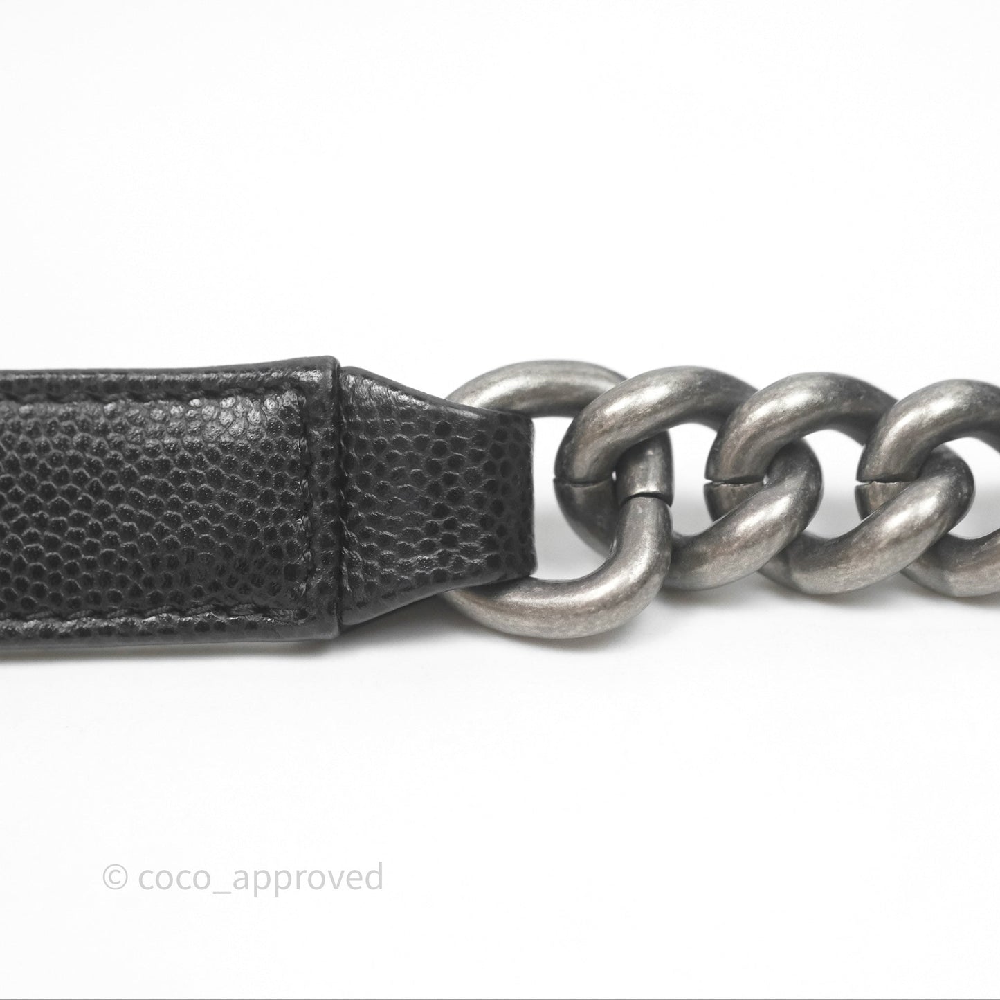 Chanel Quilted Medium Boy Black Caviar Ruthenium Hardware
