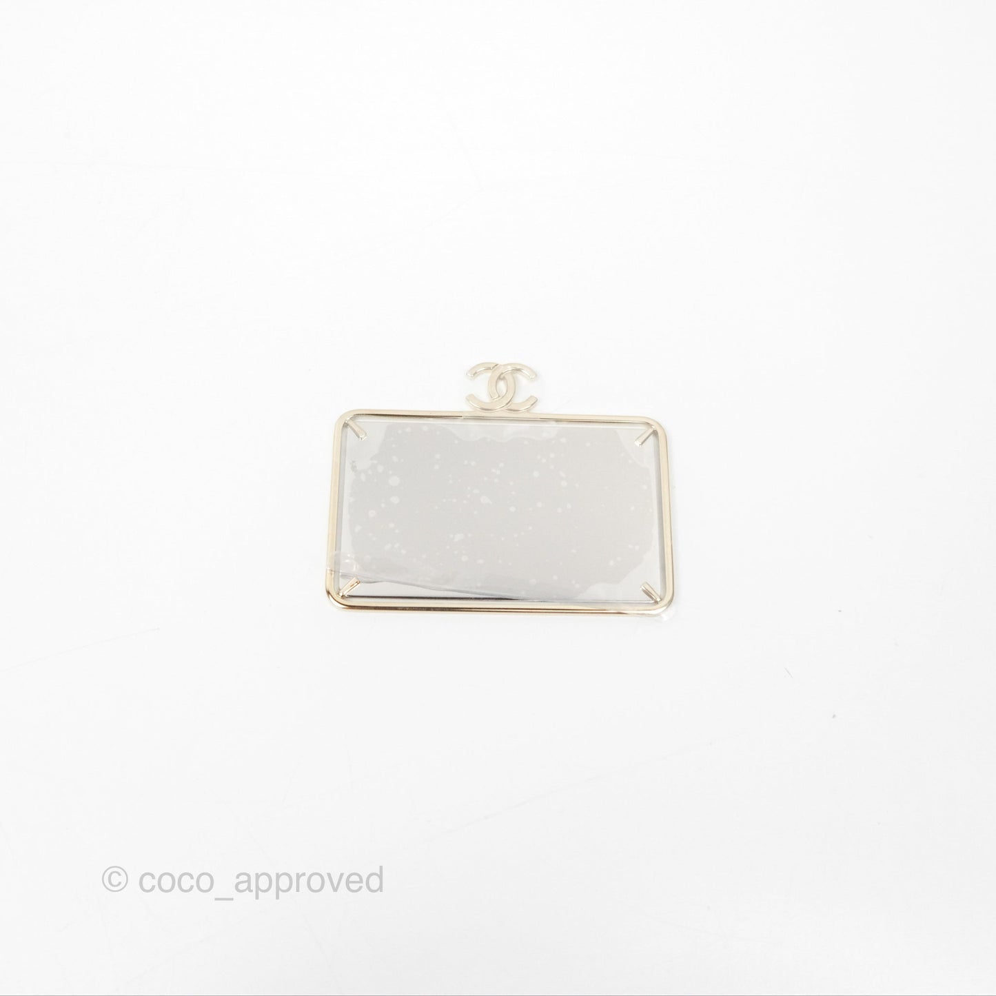 Chanel Quilted Top Handle Vanity White Caviar Gold Hardware