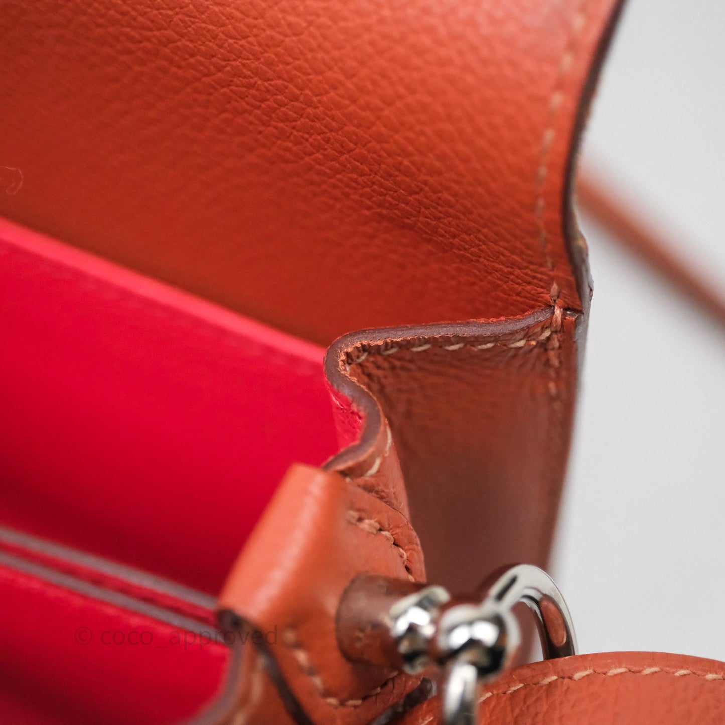 Hermès Roulis Mini 18 Evercolor AH Brush/ Rose Jaipur T5 Palladium Hardware