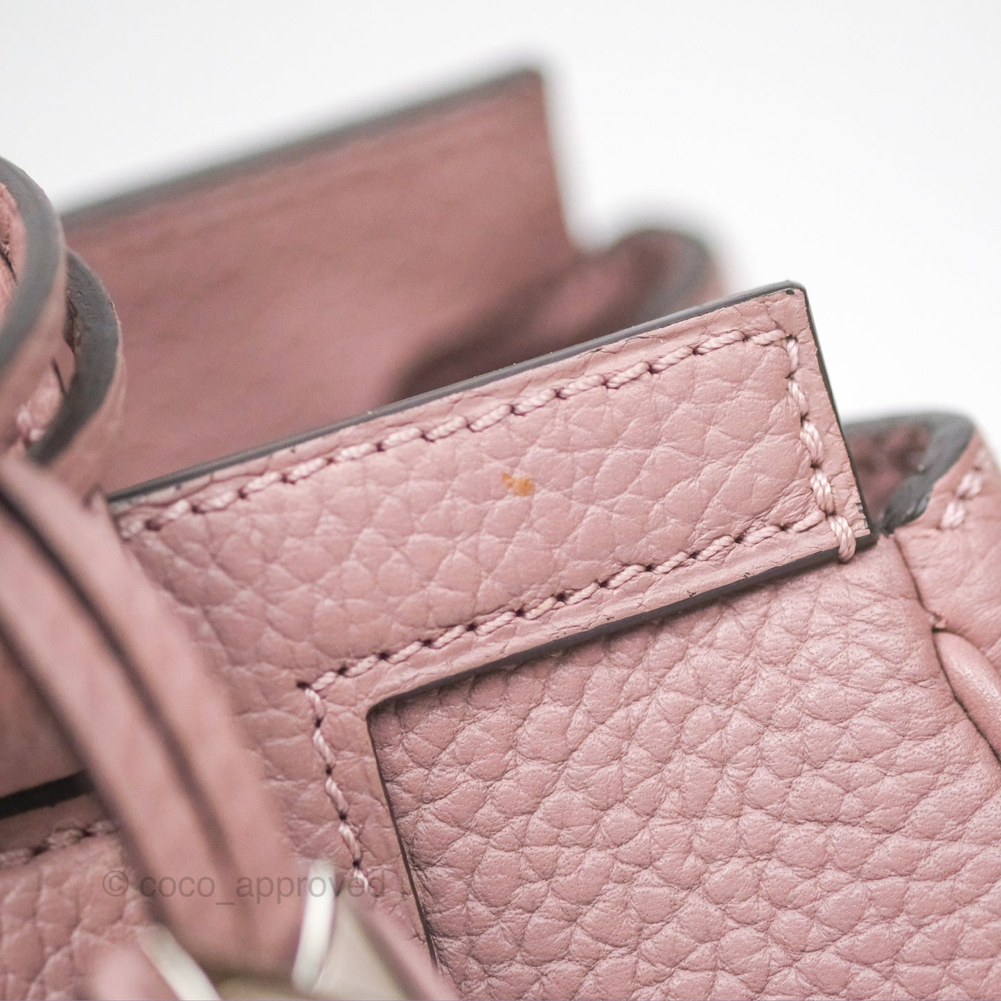 Moynat Pauline PM Bag Purple Calfskin Silver Hardware