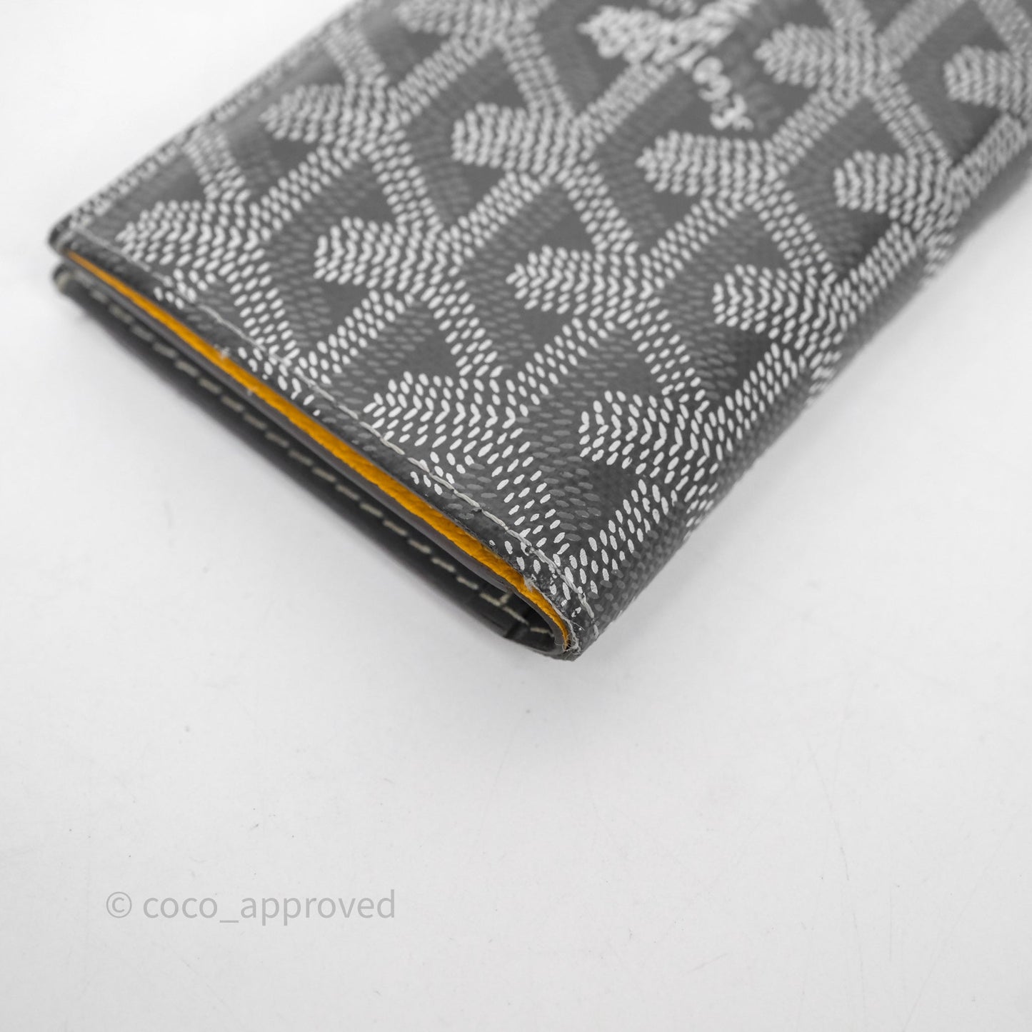 Goyard Saint Pierre Card Wallet Grey Goyardine