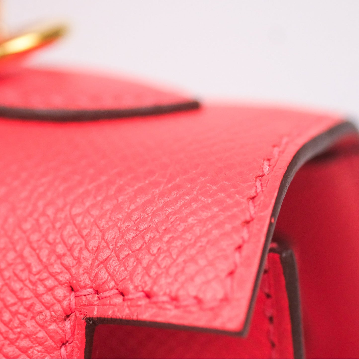 Hermès Kelly 25 Sellier Rose Jaipur Epsom Gold Hardware