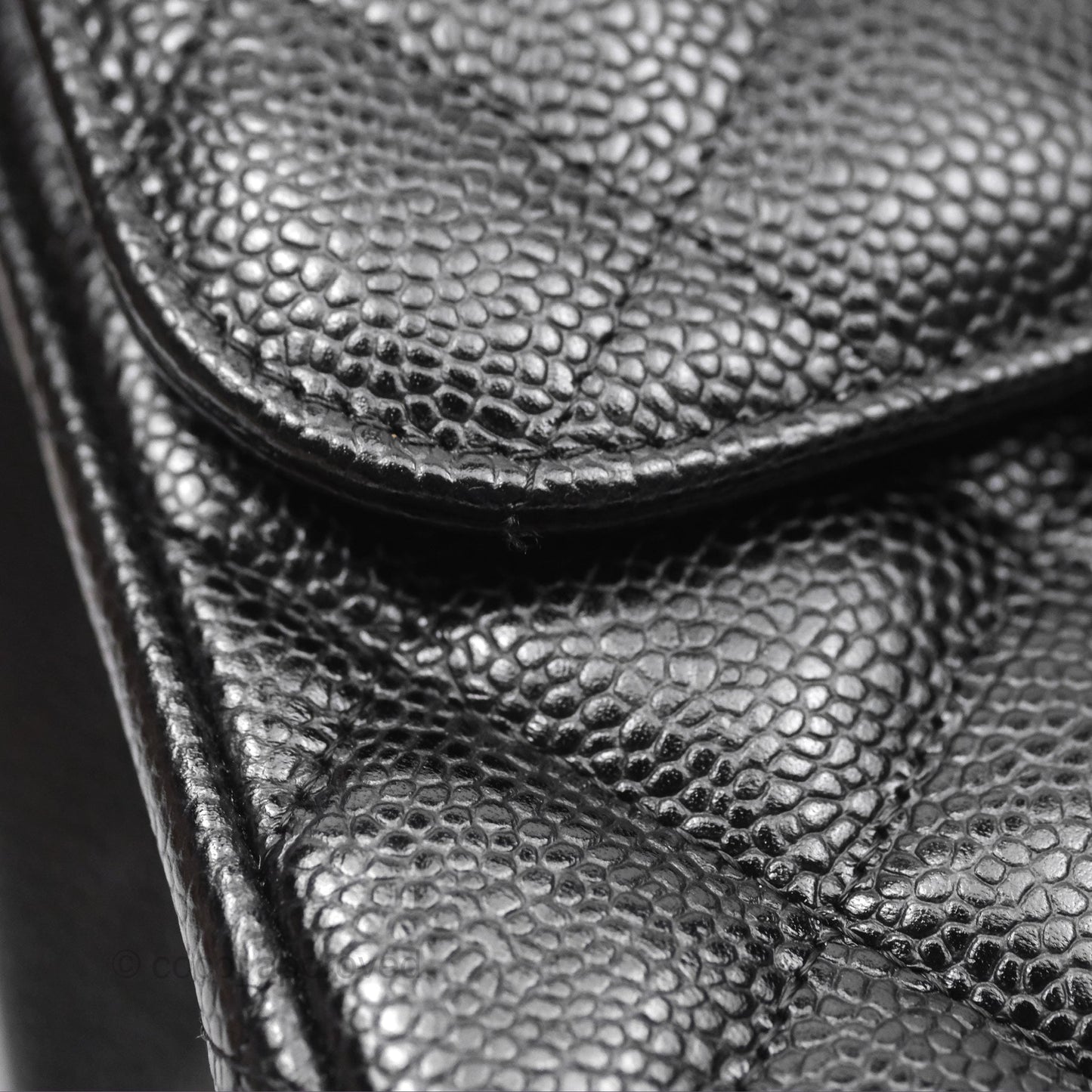 Chanel Jumbo Double Flap Black Caviar Gold Hardware⁣⁣
