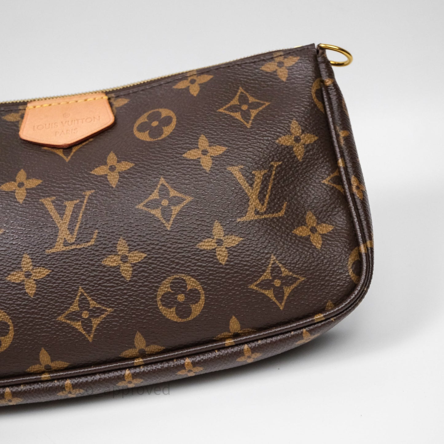 Louis Vuitton Multi Pochette Accessories Khaki Monogram Canvas