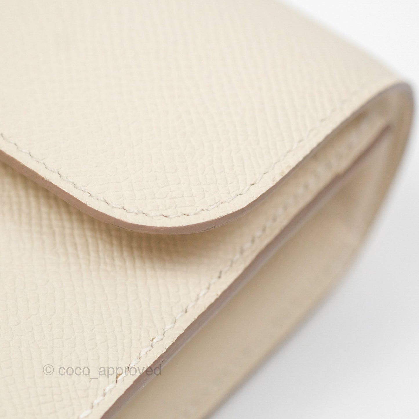 Hermès Constance Long To Go Wallet Craie 10 Epsom Gold Hardware