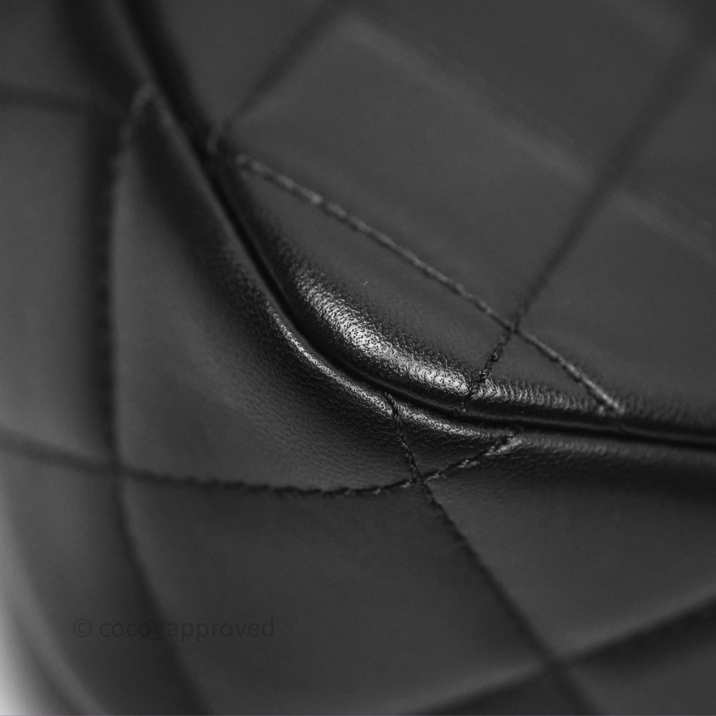 Chanel Quilted My Perfect Mini With Pearl Black Lambskin Gold Hardware 21K