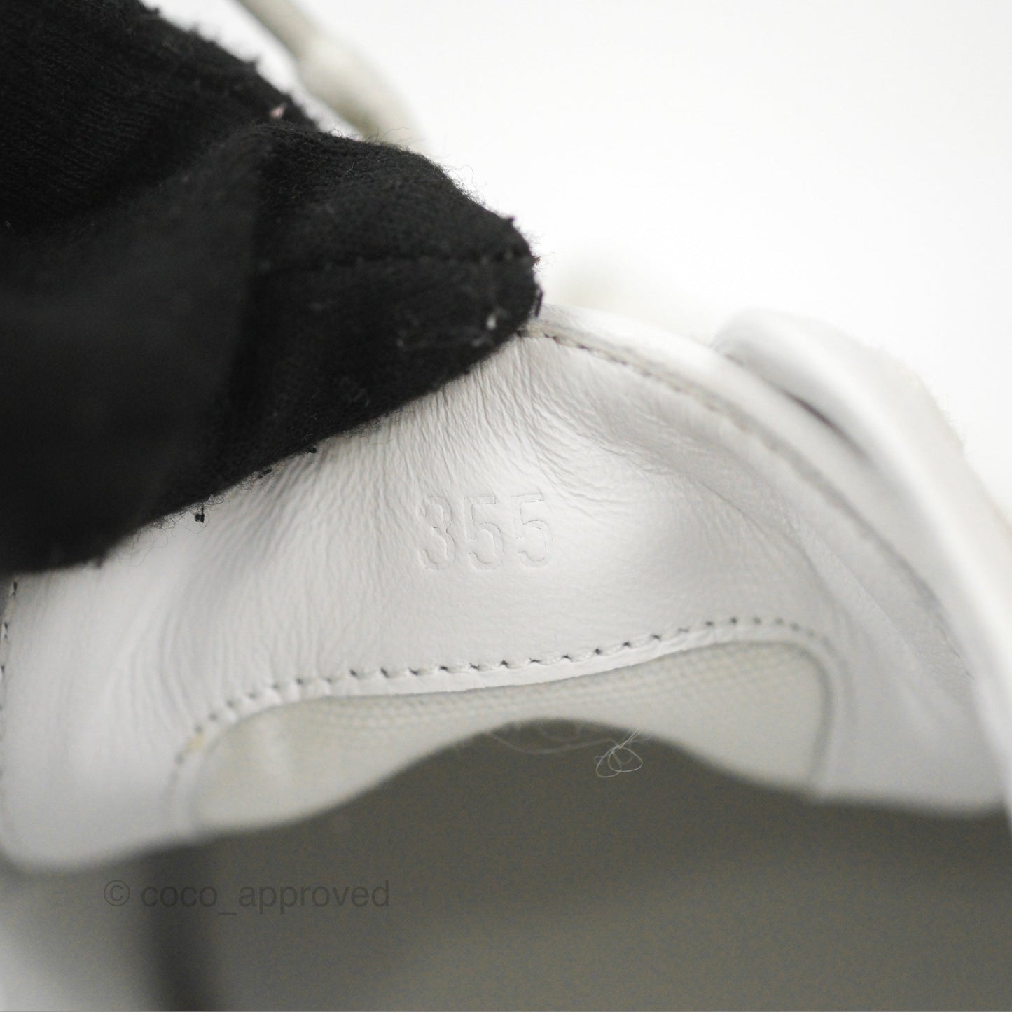 Hermes Get Sneaker Prunoir / Blanc H Canvas Calfskin