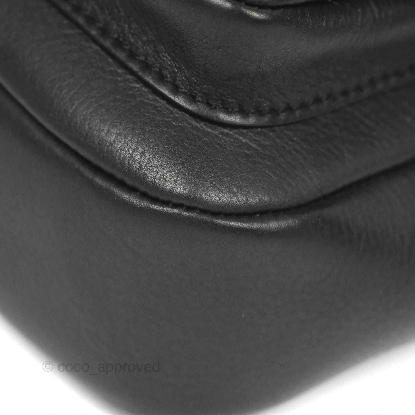 Chanel Small Day Trip Quilted Black Calfskin Gold Hardware