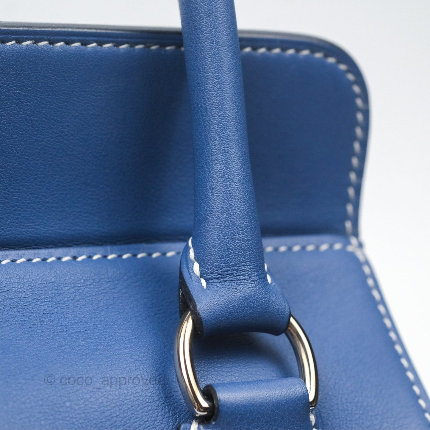 Hermès ToolBox 20 Bleu Agate R2 Swift Palladium Hardware