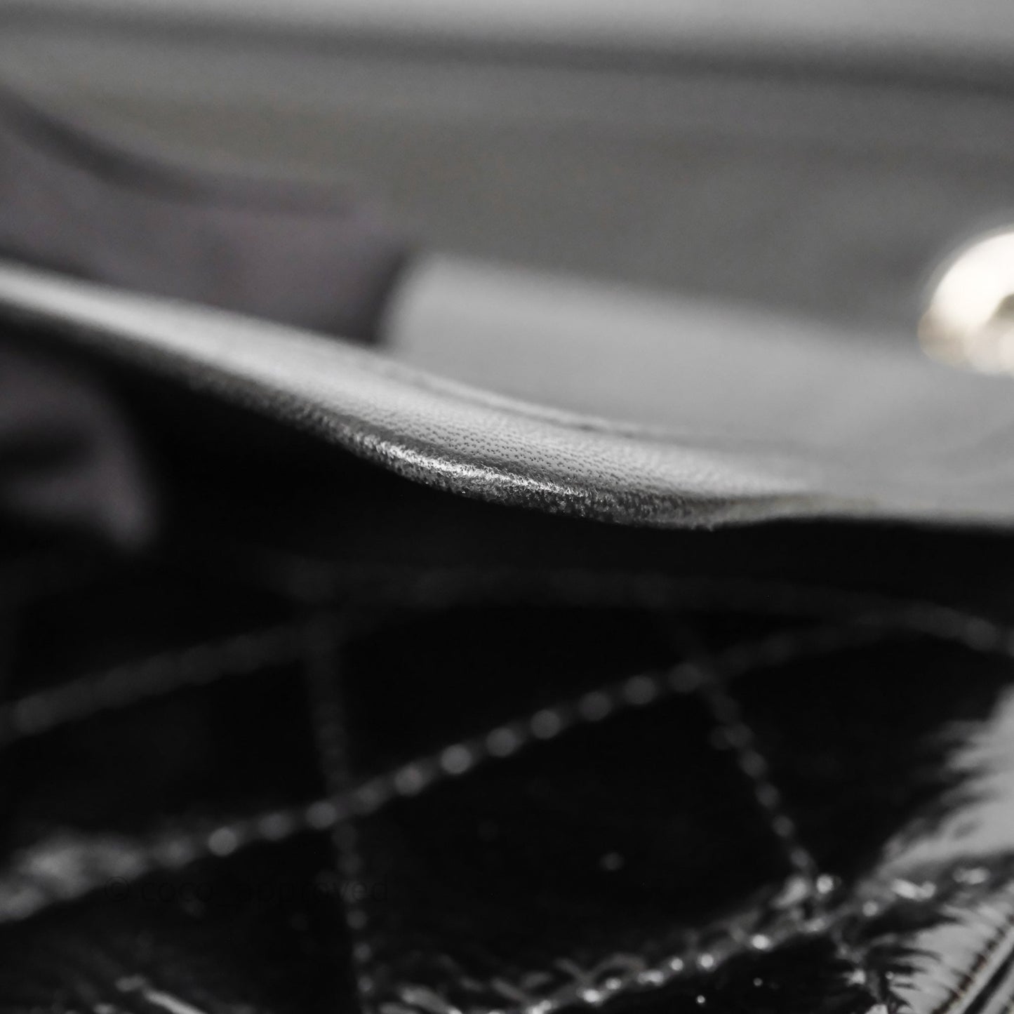 Chanel 2.55 Reissue Glazed Calfskin So Black 227 Silver Hardware