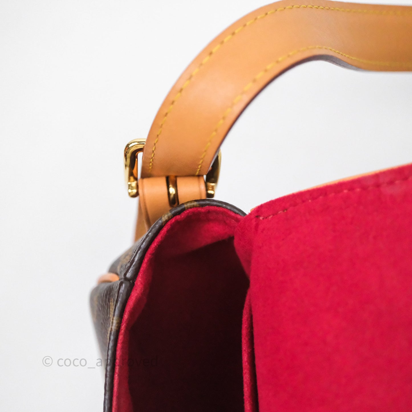 Louis Vuitton Tambourin Monogram Canvas Bag