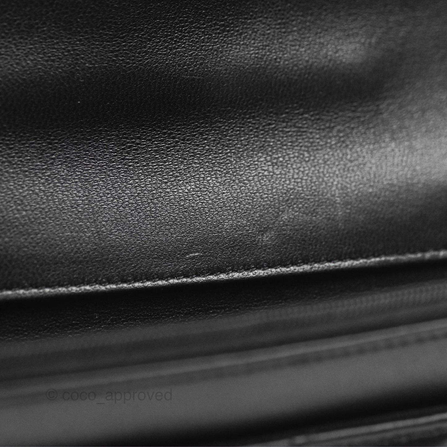 Chanel Camellia Handle WOC with Chain Black Lambskin 23K