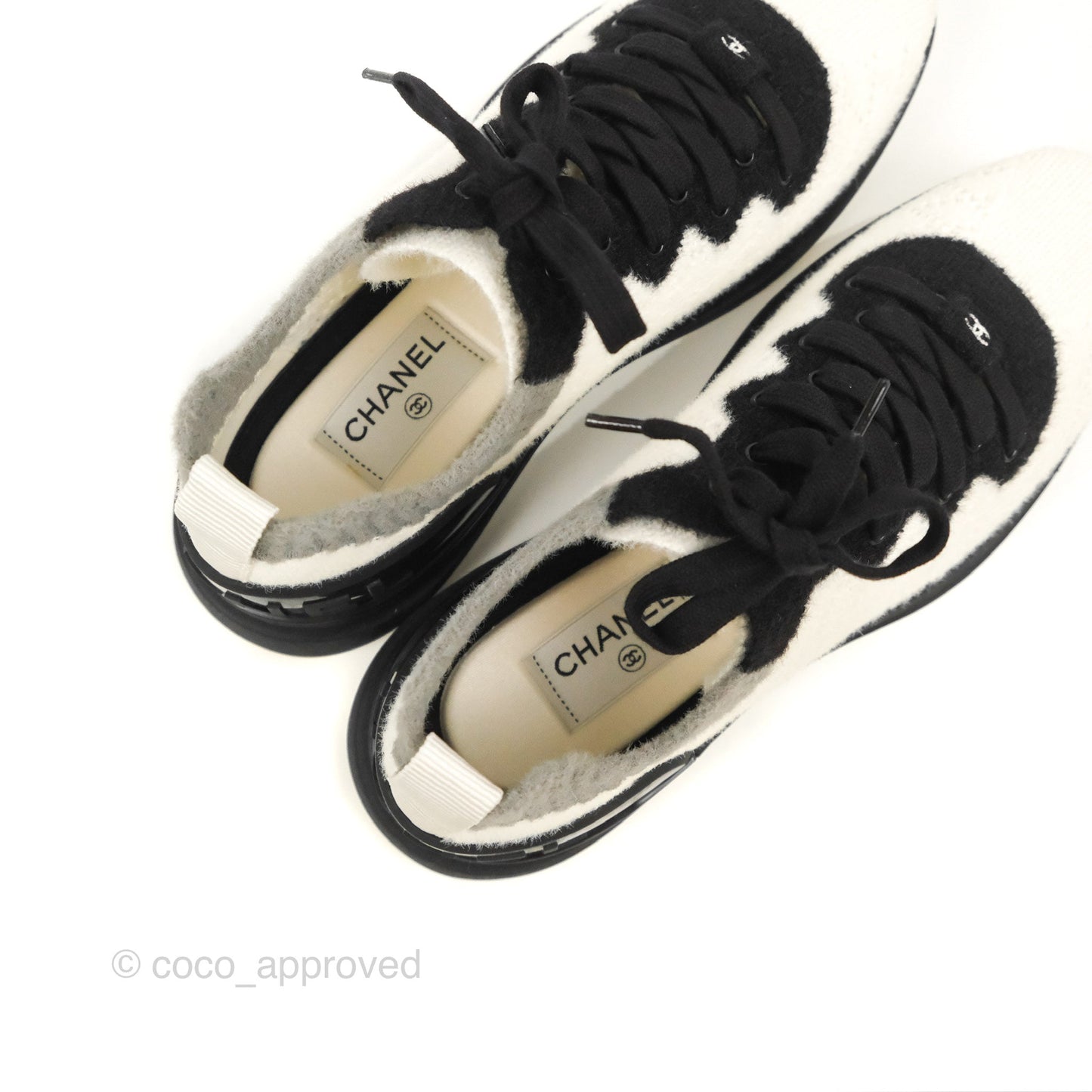 Chanel Sneakers Black/White Size 39