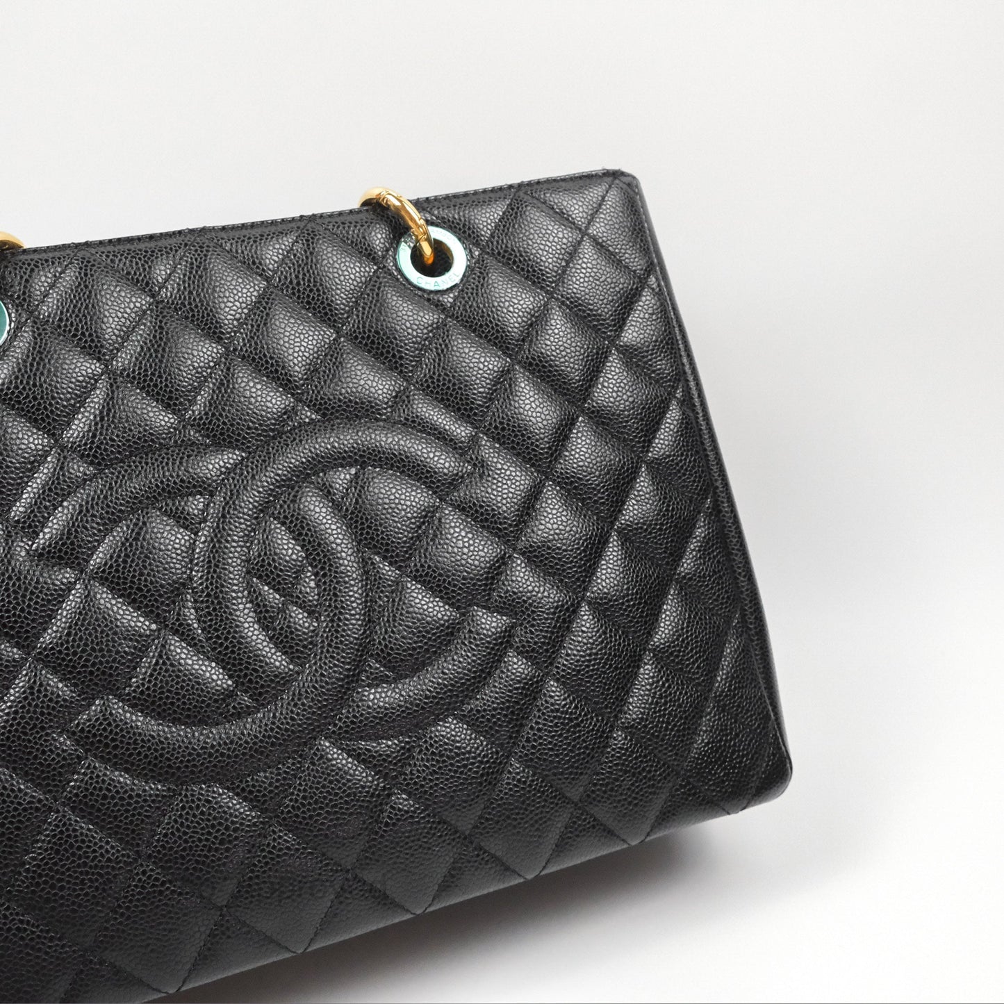 Chanel GST Black Caviar Gold Hardware