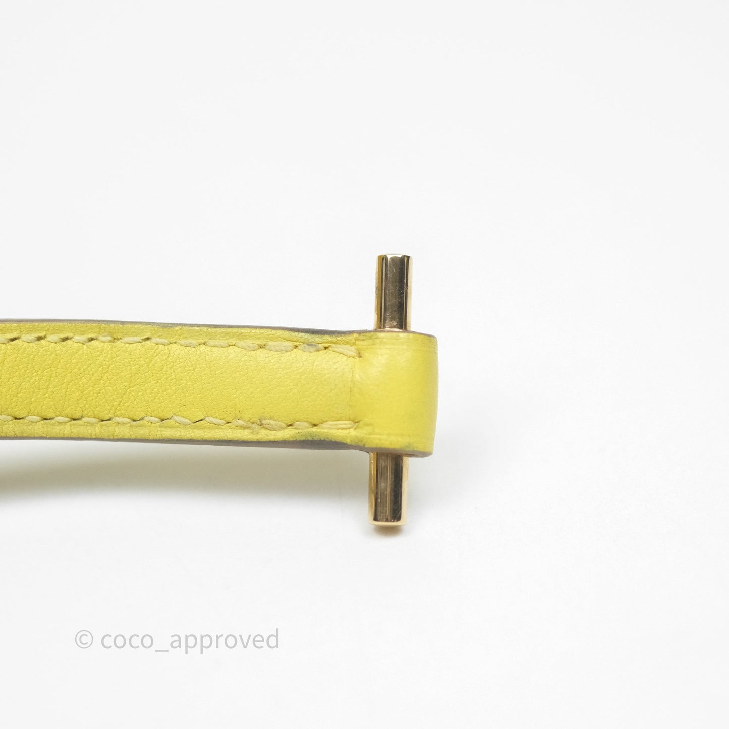 Hermès Roulis Mini 18 Lime 9R Evercolor Gold Hardware