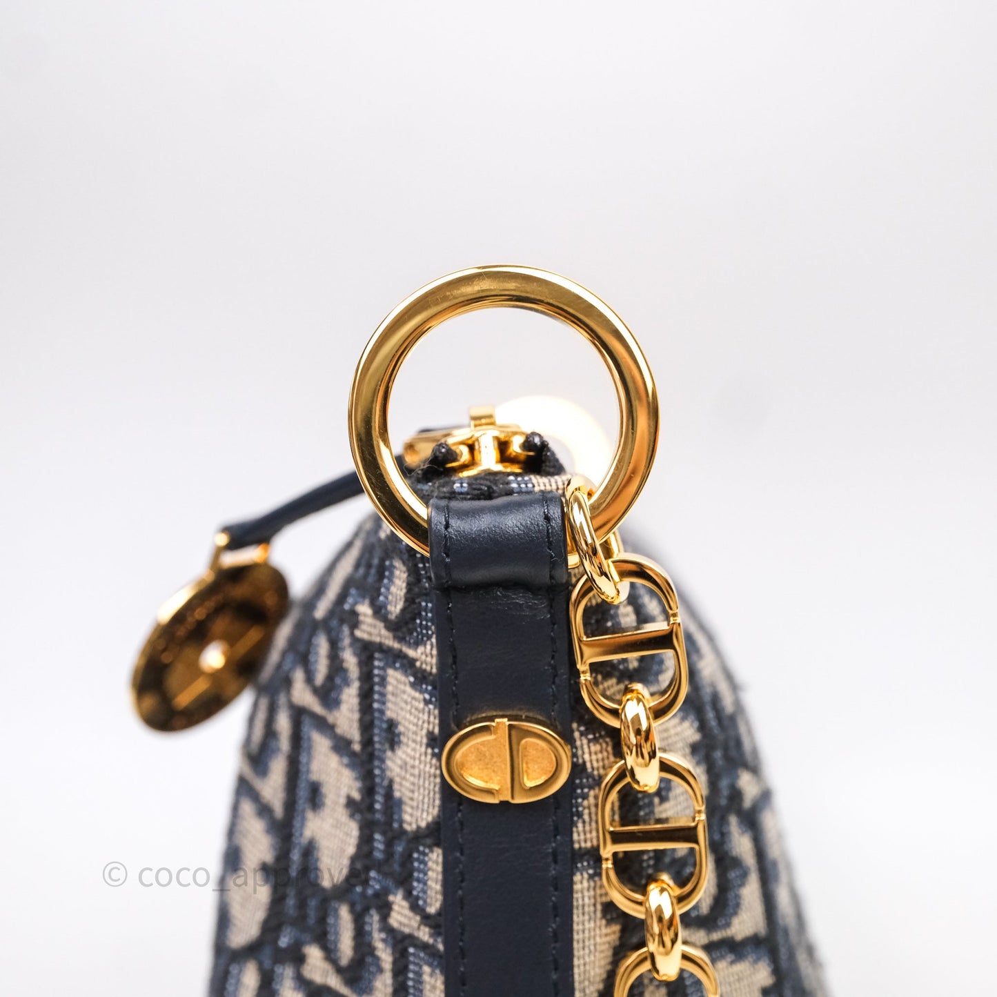 Christian Dior Oblique Star Chain Hobo Bag