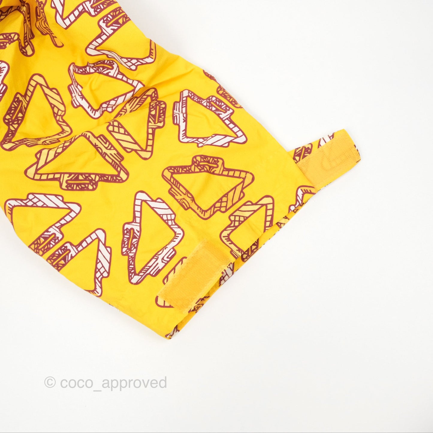 Hermes "Tatersales" Short Beach Windbreaker Jaune Tournesol Size 36