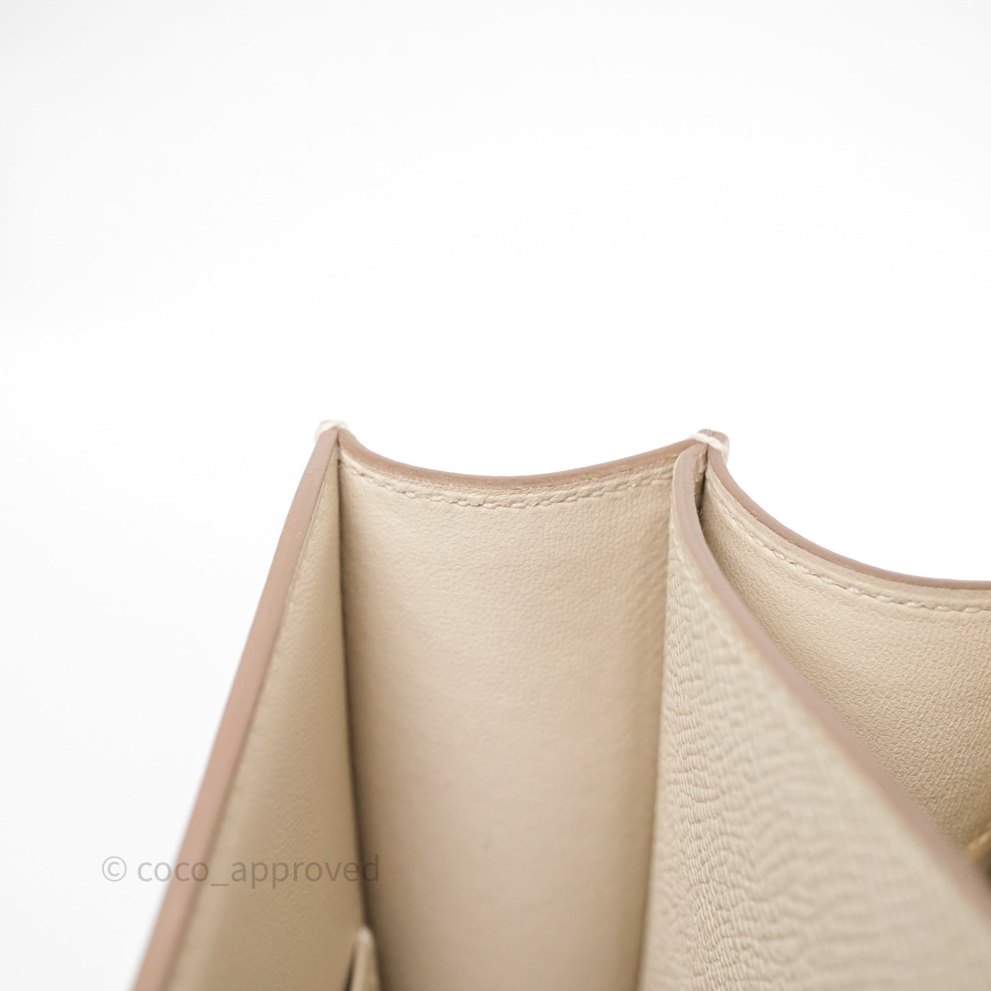 Hermès Constance 24 Craie 10 Epsom Gold Hardware