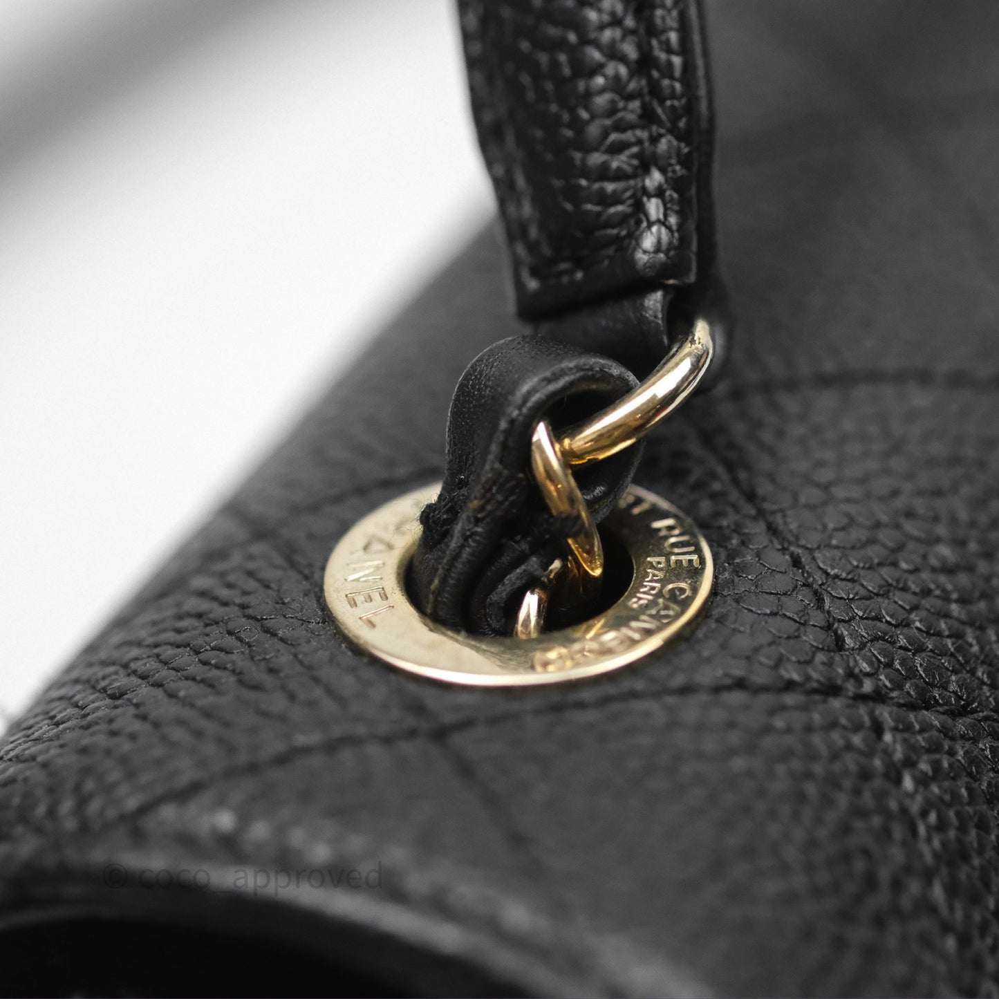 Chanel Small CC Cuba Flap Bag Black Caviar Gold Hardware