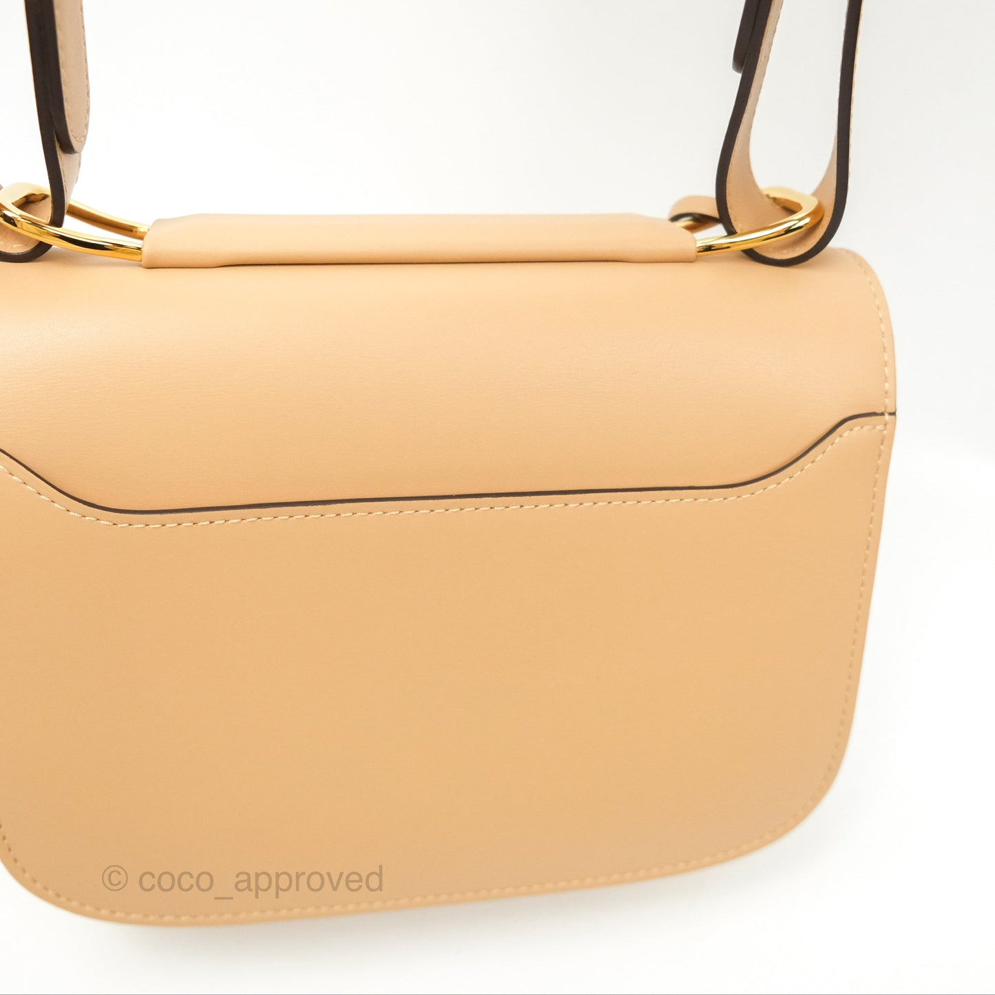 Delvaux Lingot Bag Latte Olen Calfskin
