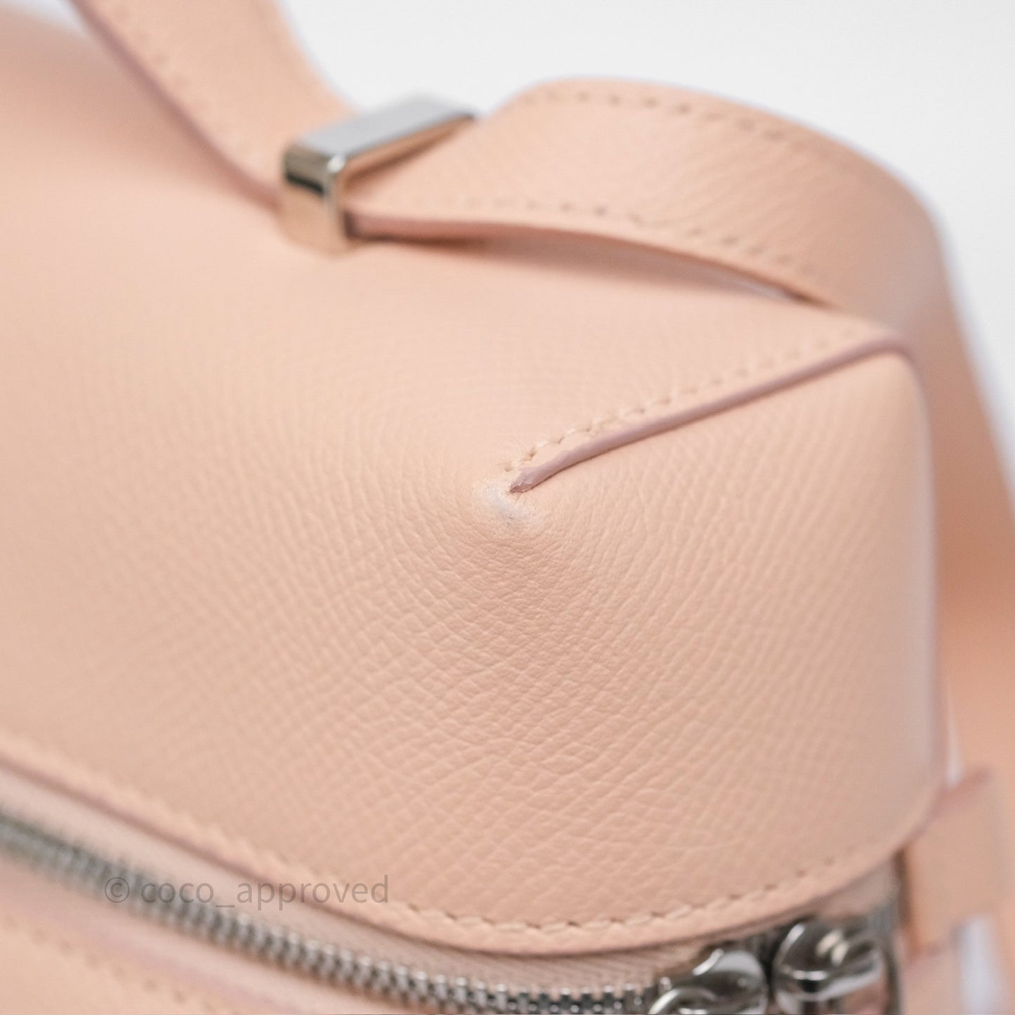 Loro Piana Extra Bag L27 Pink Calfskin Silver Hardware