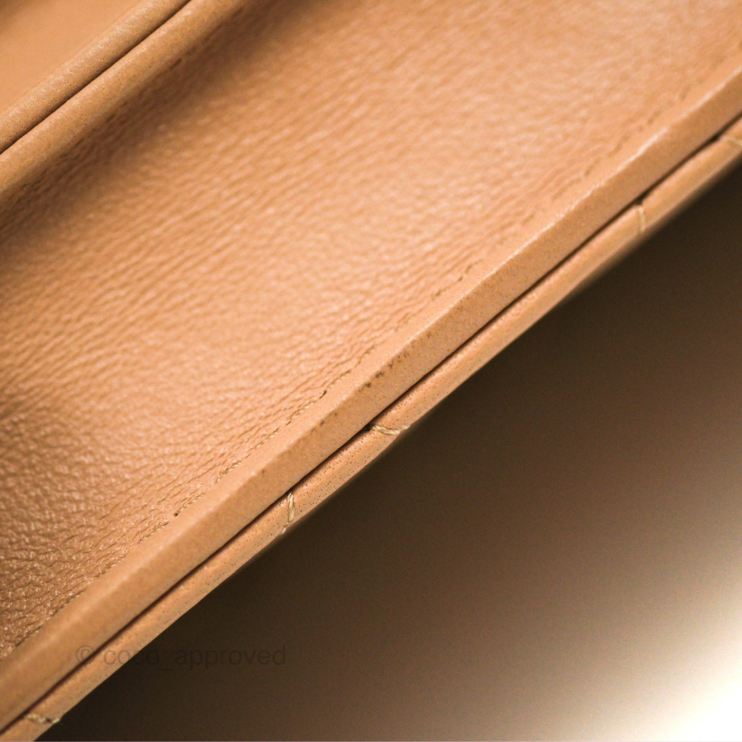Chanel Mini Trendy WOC Beige Lambskin Gold Hardware 22B