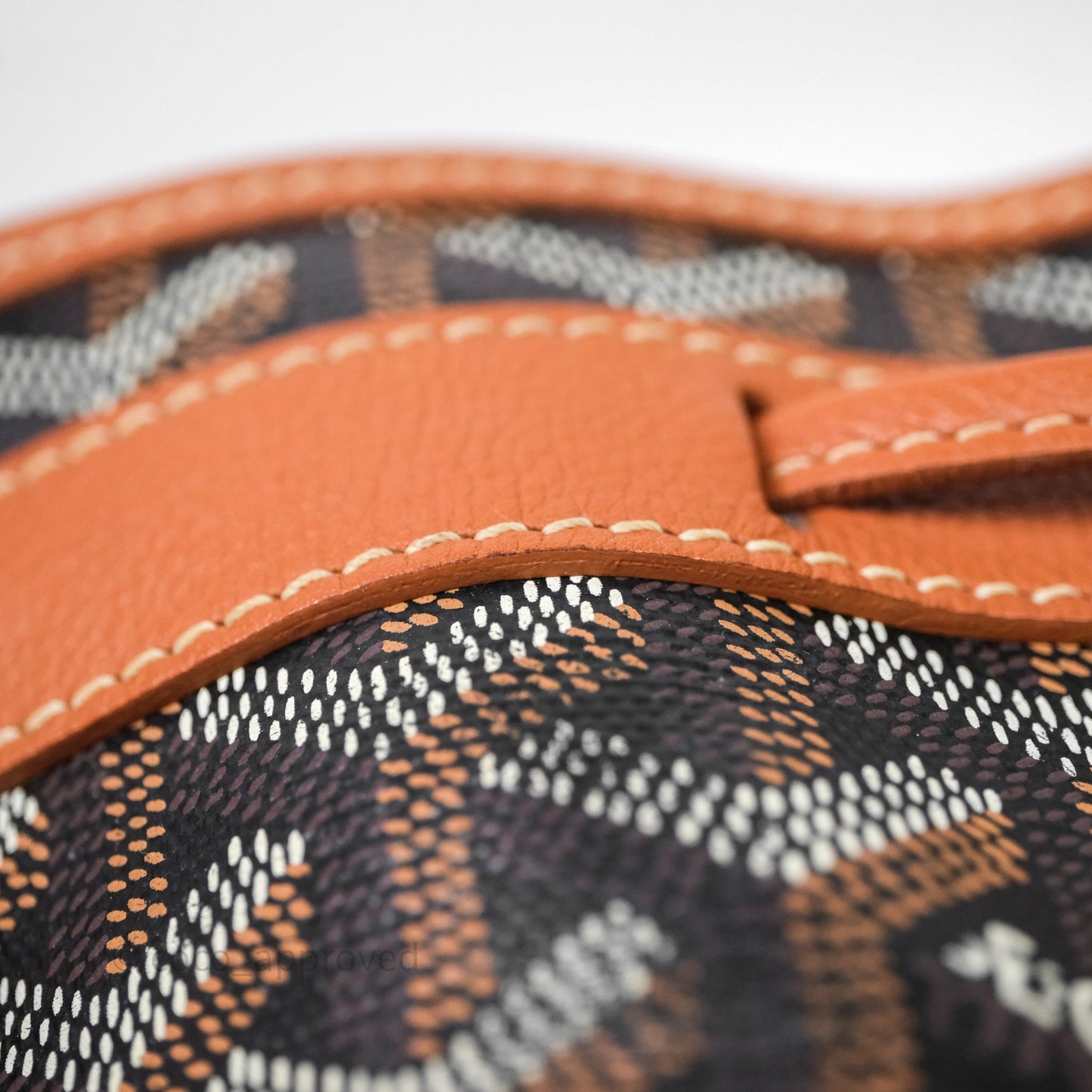 Goyard Petit Flot Bucket Bag Black & Tan Goyardine