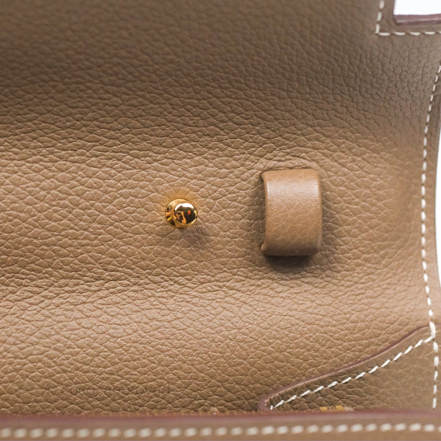 Hermès Kelly To Go Wallet Etoupe Evercolor Gold Hardware