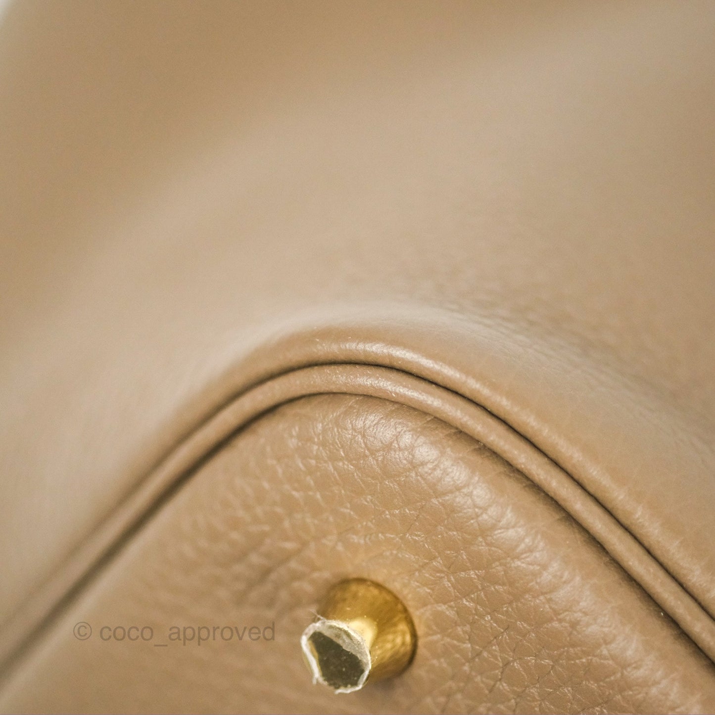Hermès Picotin 22 Etoupe Clemence Gold Hardware