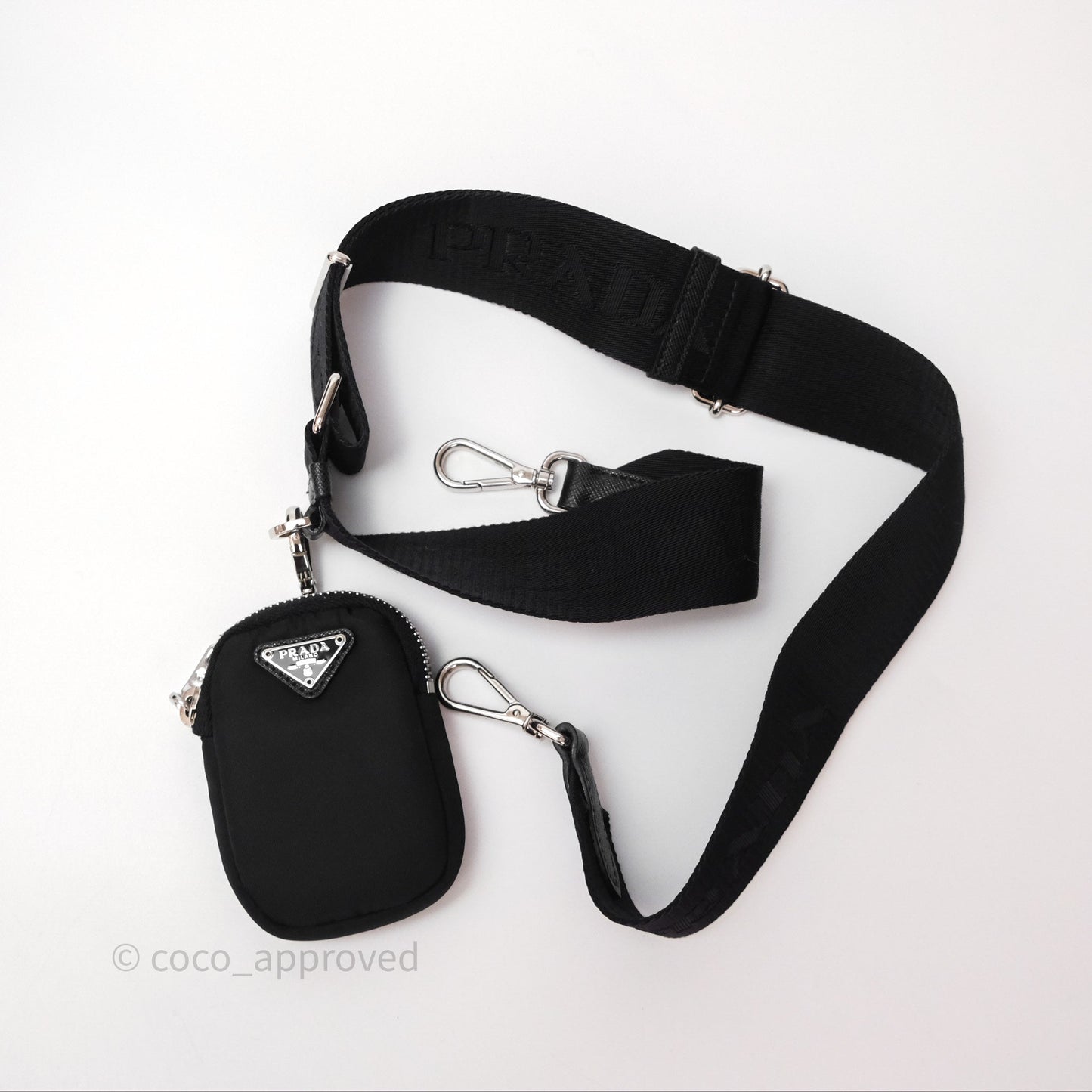 Prada Nylon Re-Edition 2005 Shoulder Bag Black