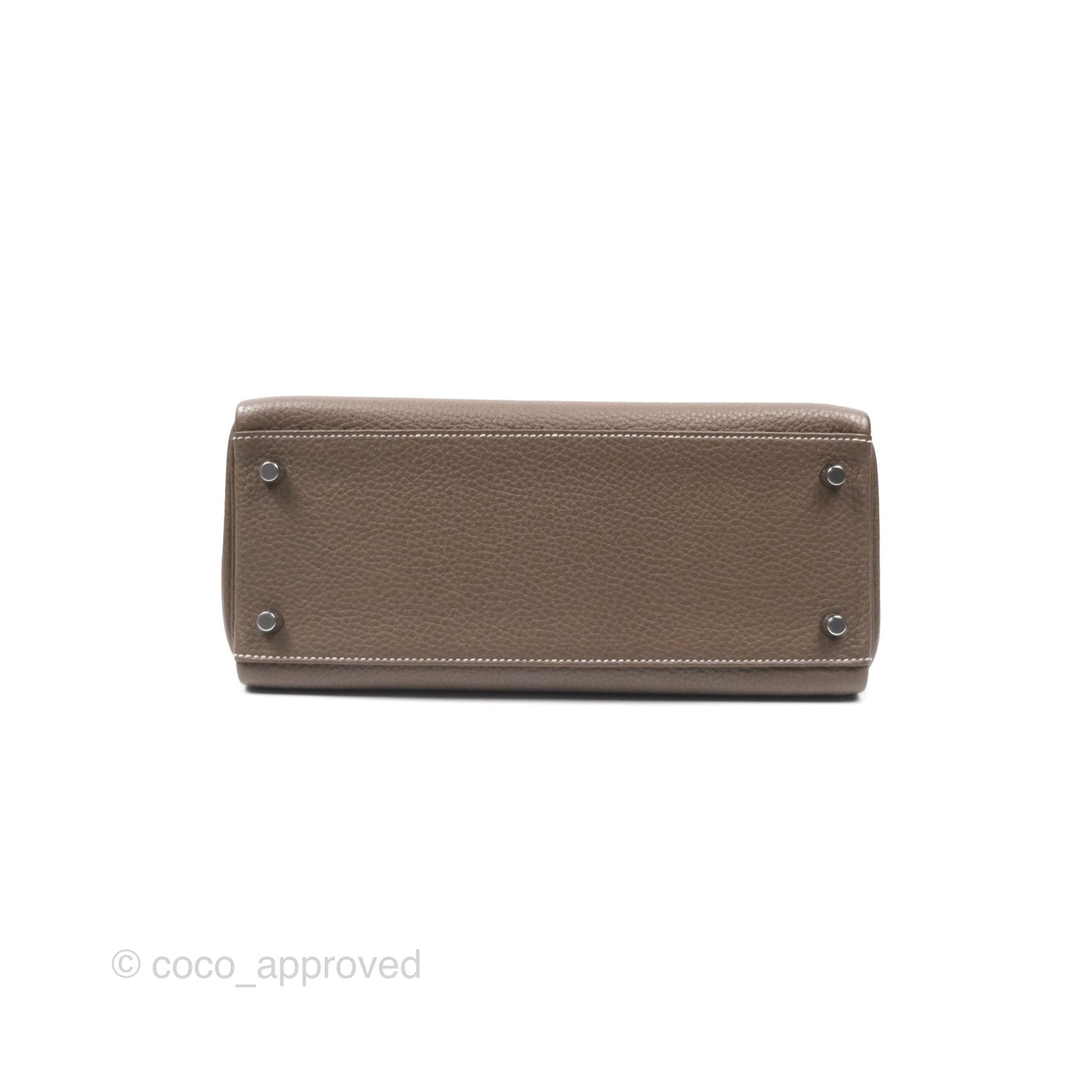 Hermès Kelly 28 Retourne Etoupe 18 Clemence Palladium Hardware
